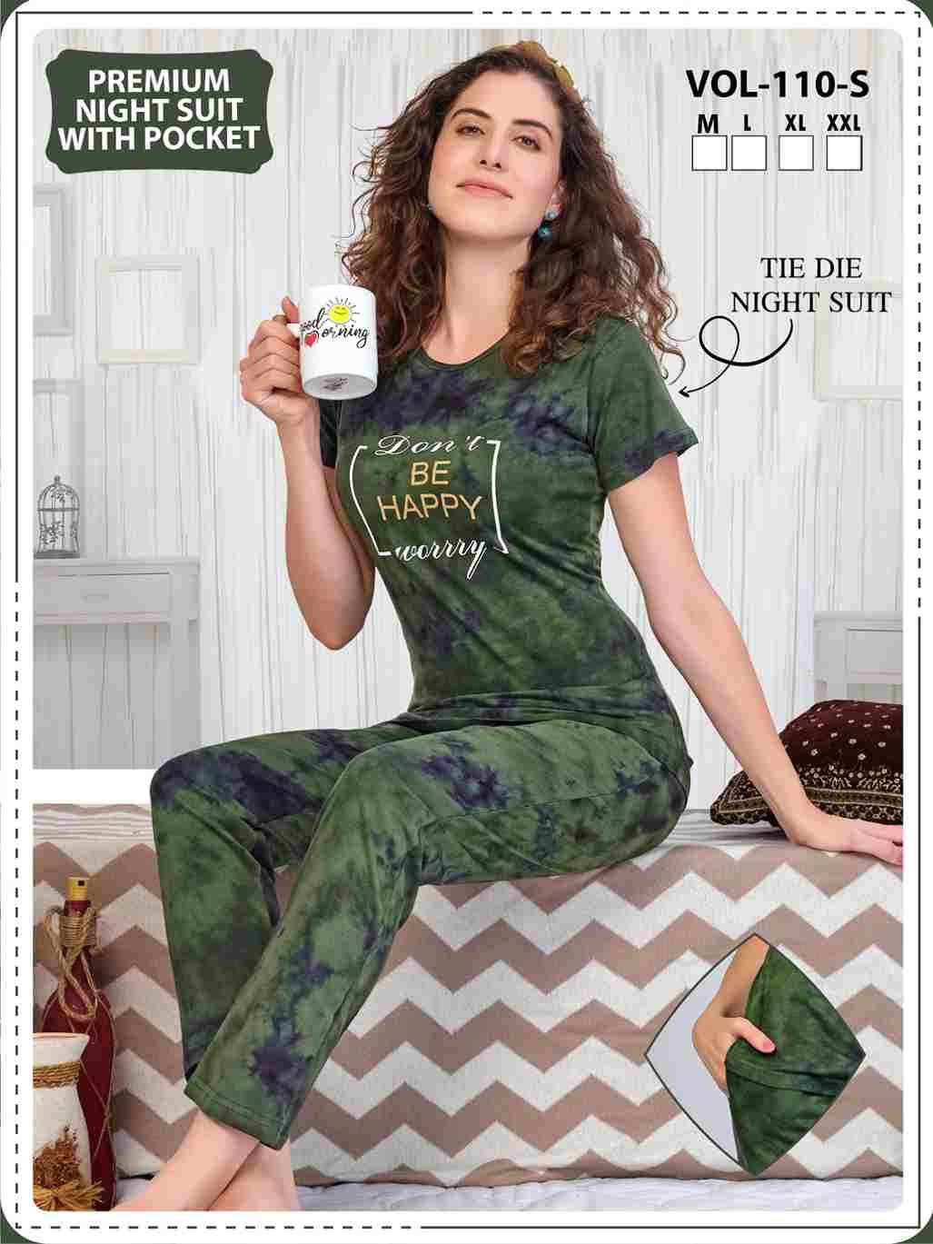 Vol-110-S By Kaamiri 01 To 06 Series Beautiful Stylish Fancy Colorful Casual Wear & Ethnic Wear Hosiery Night Suits At Wholesale Price