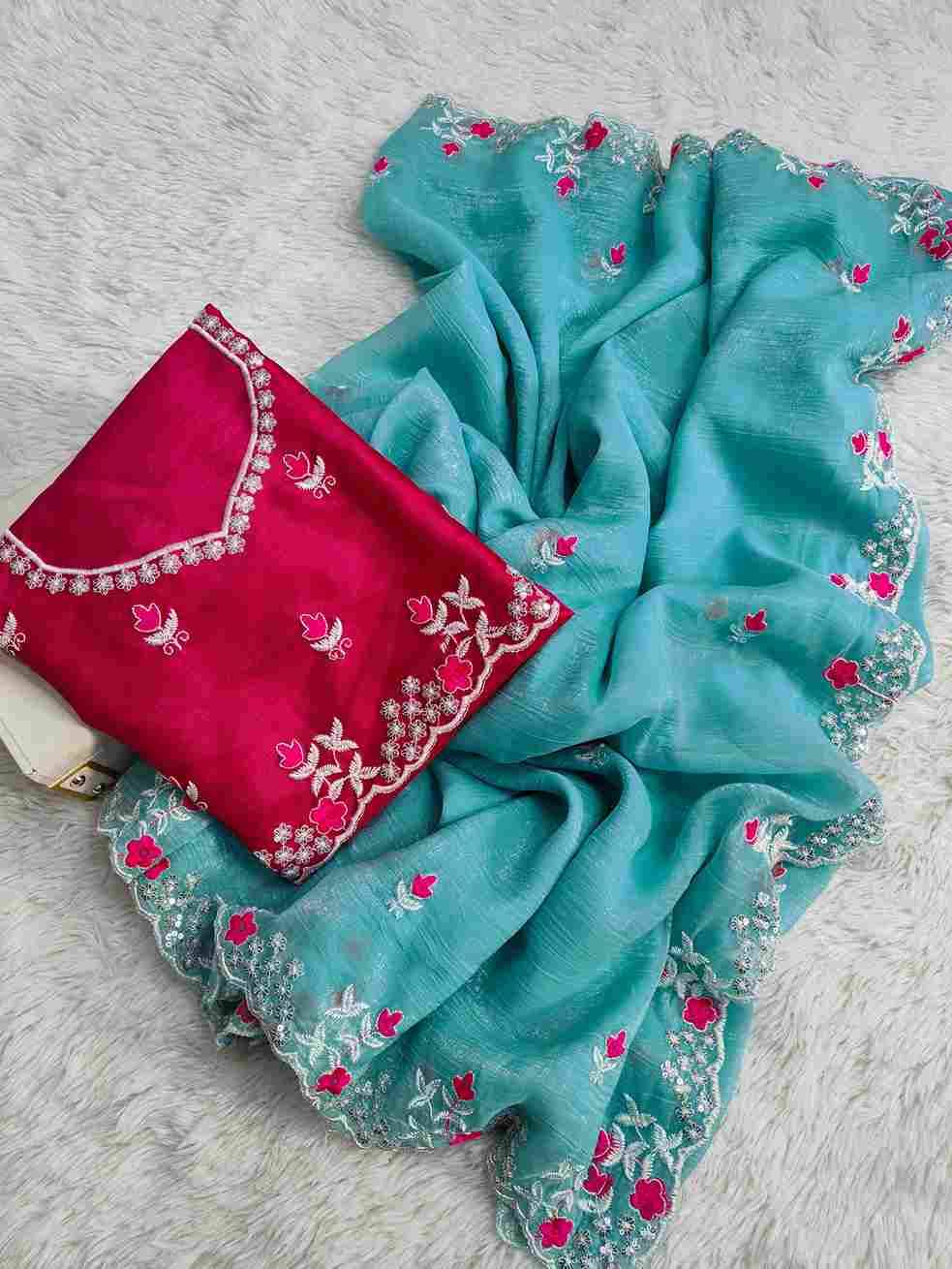 Vs-Sarita By Fashid Wholesale 01 To 04 Series Indian Traditional Wear Collection Beautiful Stylish Fancy Colorful Party Wear & Occasional Wear Pure Crunchy Silk Sarees At Wholesale Price