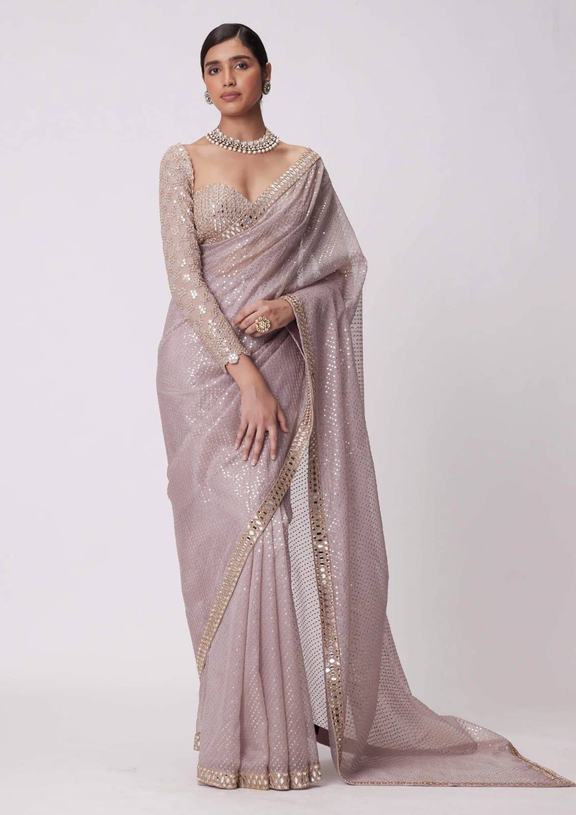 Vs-Kangana By Fashid Wholesale Indian Traditional Wear Collection Beautiful Stylish Fancy Colorful Party Wear & Occasional Wear Faux Georgette Sarees At Wholesale Price