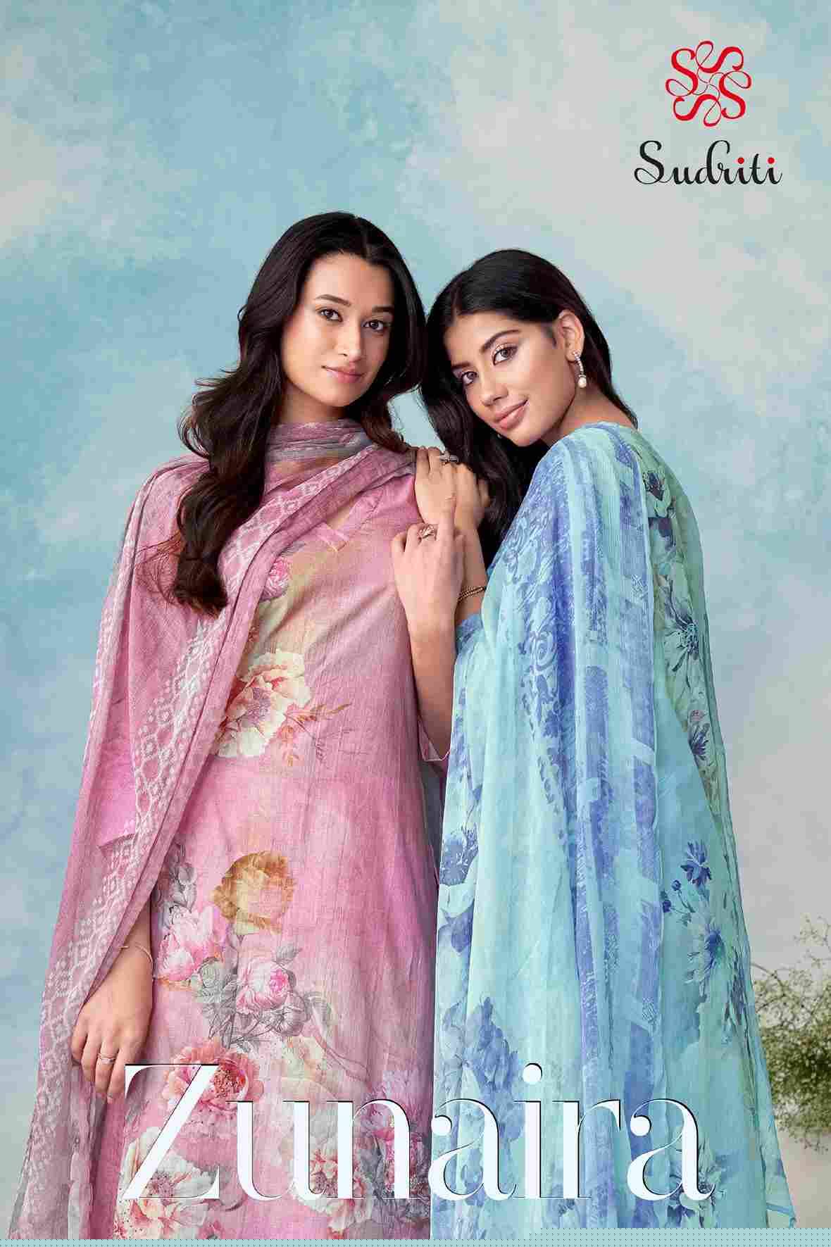Zunaira By Sudriti Beautiful Stylish Festive Suits Fancy Colorful Casual Wear & Ethnic Wear & Ready To Wear Cotton Lawn Print Dresses At Wholesale Price