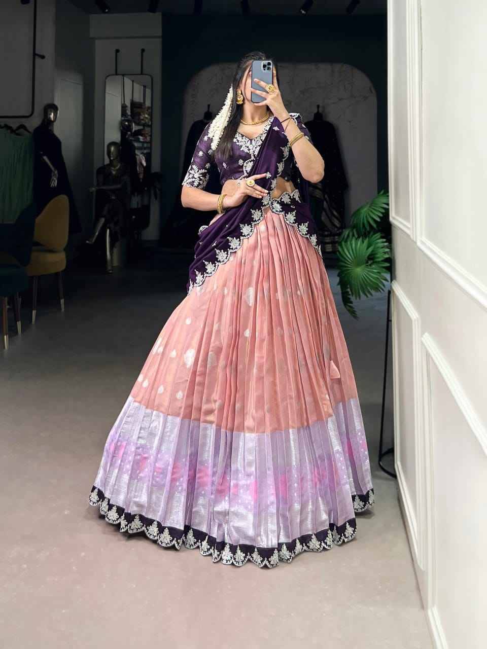2024 By Fashid Wholesale 2024-A To 2024-D Series Beautiful Colorful Fancy Wedding Collection Occasional Wear & Party Wear Zari Kota Lehengas At Wholesale Price