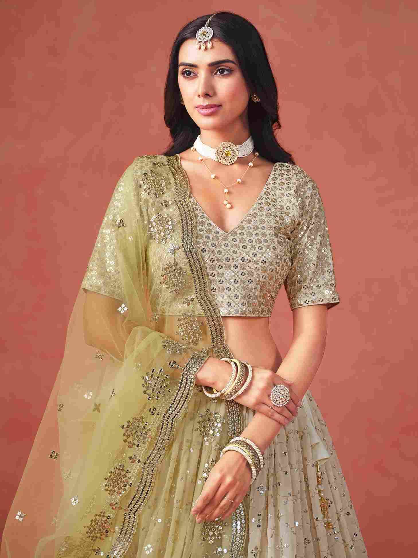 7086 By Fashid Wholesale Navratri Wear Collection Beautiful Stylish Colorful Fancy Party Wear & Occasional Wear Georgette Lehengas At Wholesale Price