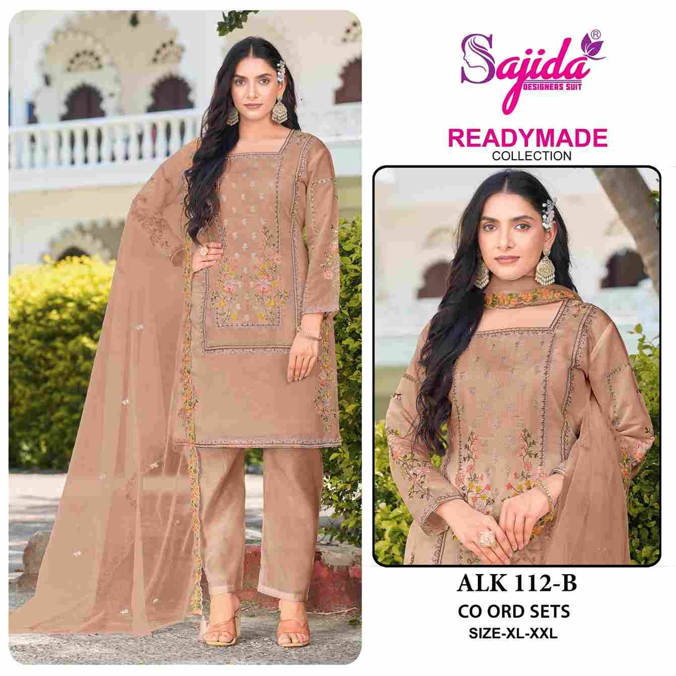 ALK-112 Colours By Sajida Designer Suits 112-A To 112-D Series Beautiful Pakistani Suits Colorful Stylish Fancy Casual Wear & Ethnic Wear Heavy Roman Silk Embroidered Dresses At Wholesale Price