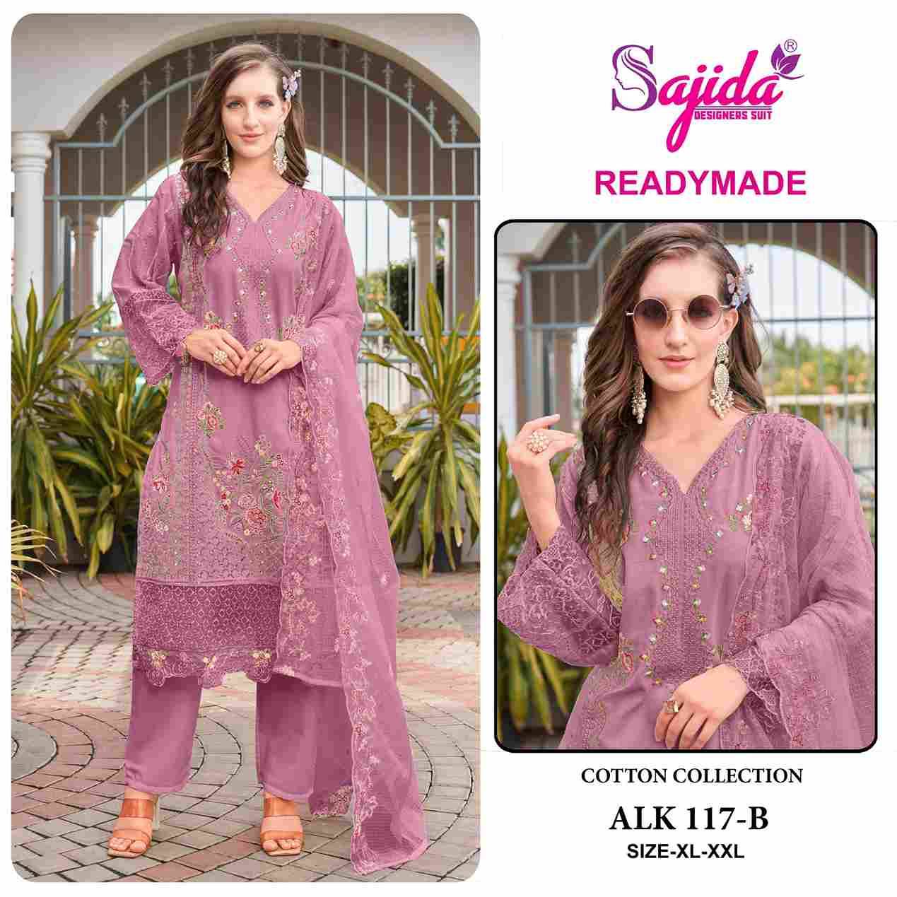 ALK-117 Colours By Sajida Designer Suits 117-A To 117-D Series Beautiful Pakistani Suits Colorful Stylish Fancy Casual Wear & Ethnic Wear Cambric Cotton Embroidered Dresses At Wholesale Price