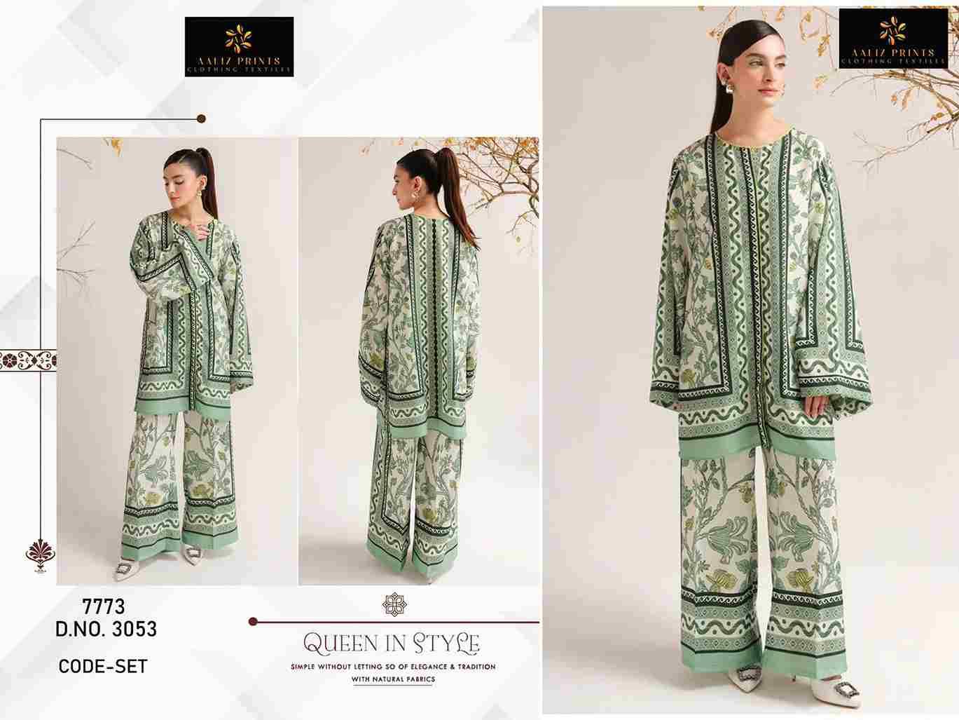 Cord Set Vol-2 By Aaliz Prints 3052 To 3053 Series Designer Stylish Fancy Colorful Beautiful Party Wear & Ethnic Wear Collection Lawn Print Co-Ord At Wholesale Price