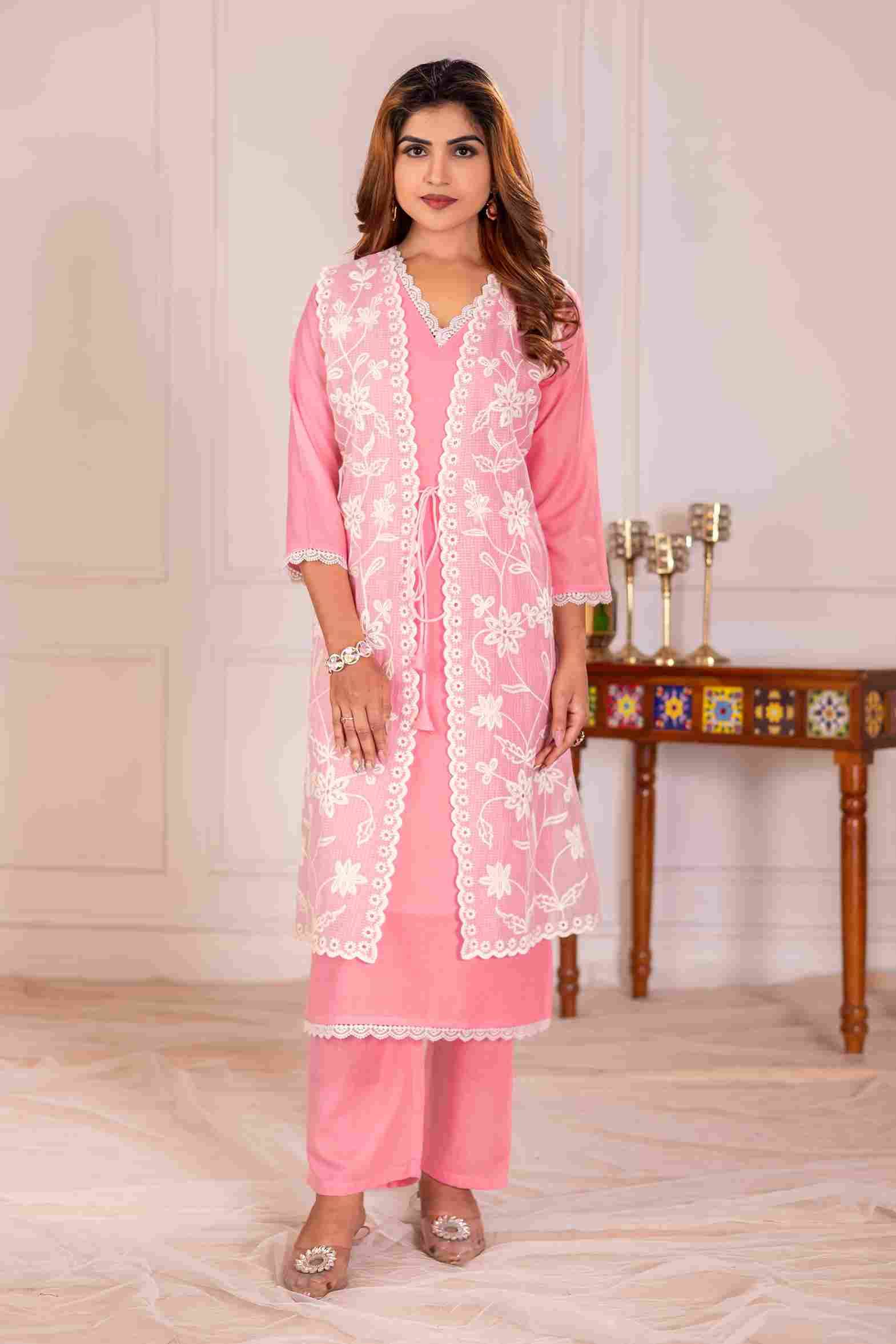 Cotton Candy By Kaamiri 01 To 02 Series Designer Collection Beautiful Stylish Fancy Colorful Party Wear & Occasional Wear Cotton Kurtis With Bottom And Jacket At Wholesale Price