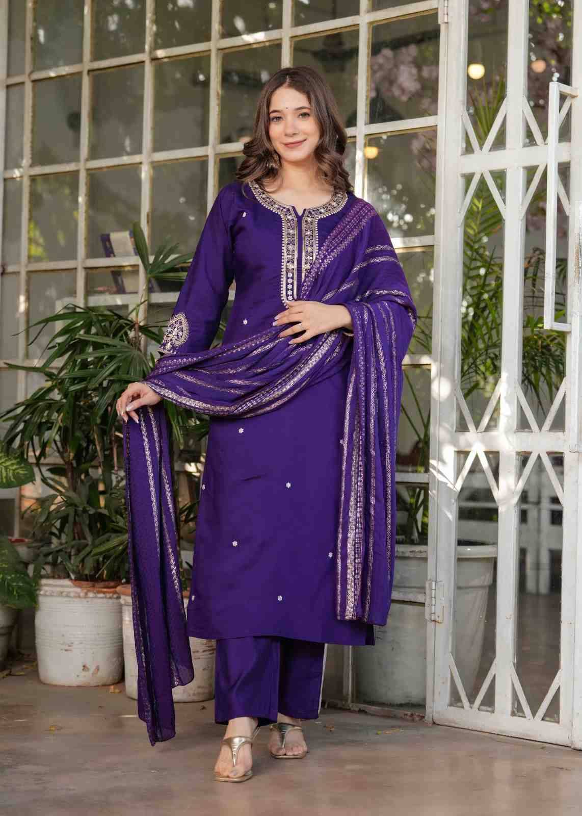 Dc-6010 By Fashid Wholesale 01 To 04 Series Beautiful Stylish Festive Suits Fancy Colorful Casual Wear & Ethnic Wear & Ready To Wear Viscose Chanderi Dresses At Wholesale Price