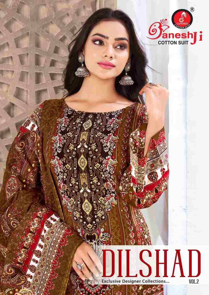 Dilshad Vol-2 By Ganeshji 2001 To 2008 Series Beautiful Festive Suits Stylish Fancy Colorful Party Wear & Occasional Wear Pure Cotton Dresses At Wholesale Price