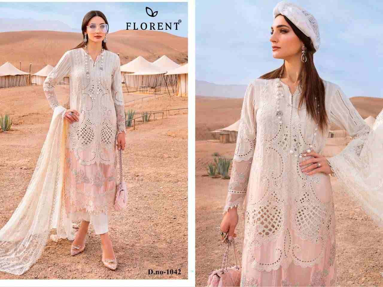Florent 1041 Series By Fashid Wholesale 1041 To 1044 Series Beautiful Pakistani Suits Stylish Fancy Colorful Party Wear & Occasional Wear Cambric Cotton Print Dresses At Wholesale Price