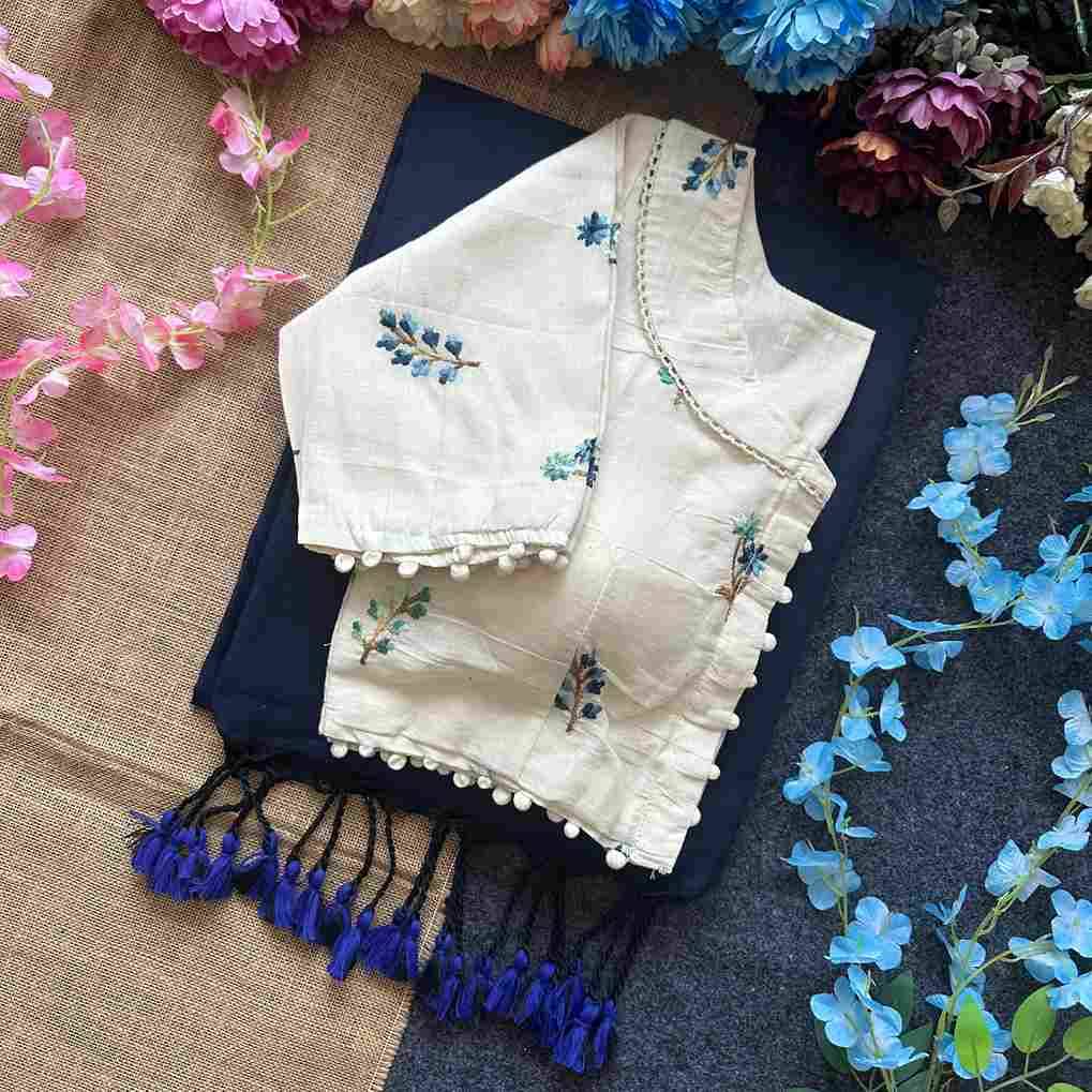 HK-17 By Fashid Wholesale 01 To 17 Series Indian Traditional Wear Collection Beautiful Stylish Fancy Colorful Party Wear & Occasional Wear Khadi Cotton Sarees At Wholesale Price
