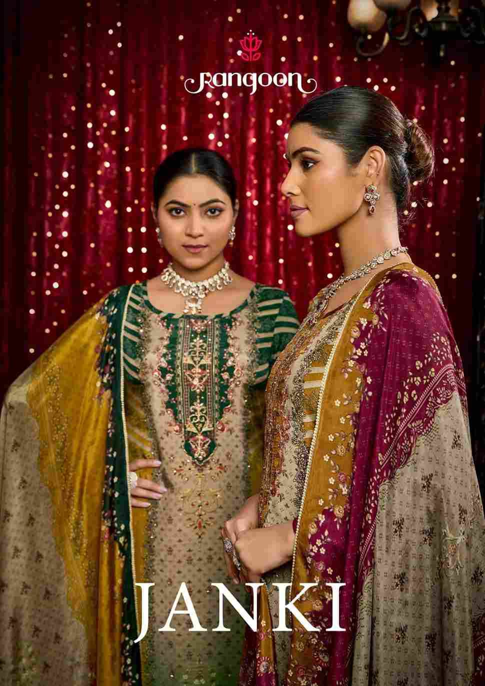 Janki By Rangoon 5531 To 5534 Series Beautiful Festive Suits Colorful Stylish Fancy Casual Wear & Ethnic Wear Pure Muslin Dresses At Wholesale Price