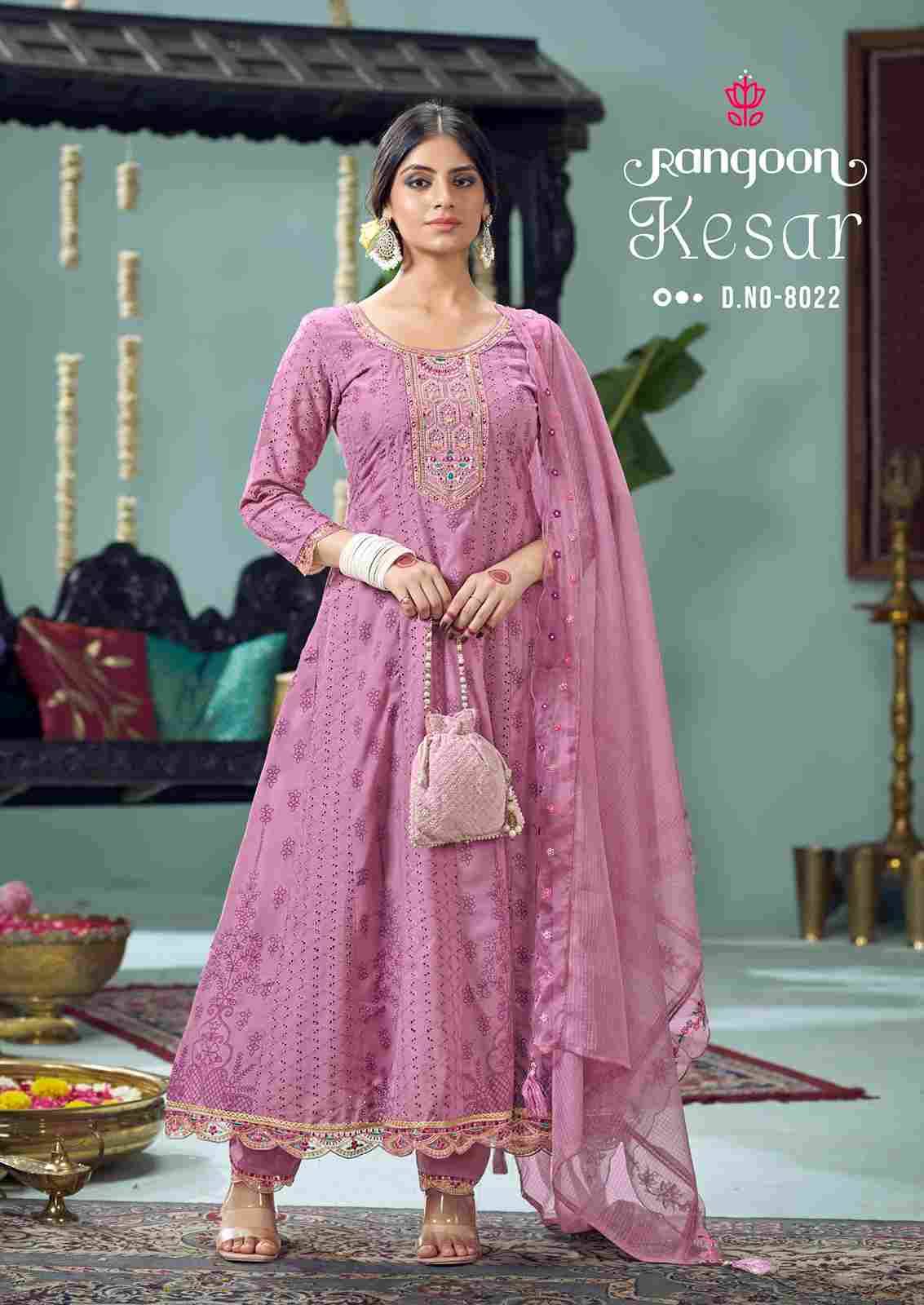 Kesar By Rangoon 8021 To 8024 Series Beautiful Festive Suits Colorful Stylish Fancy Casual Wear & Ethnic Wear Pure Cotton Dresses At Wholesale Price