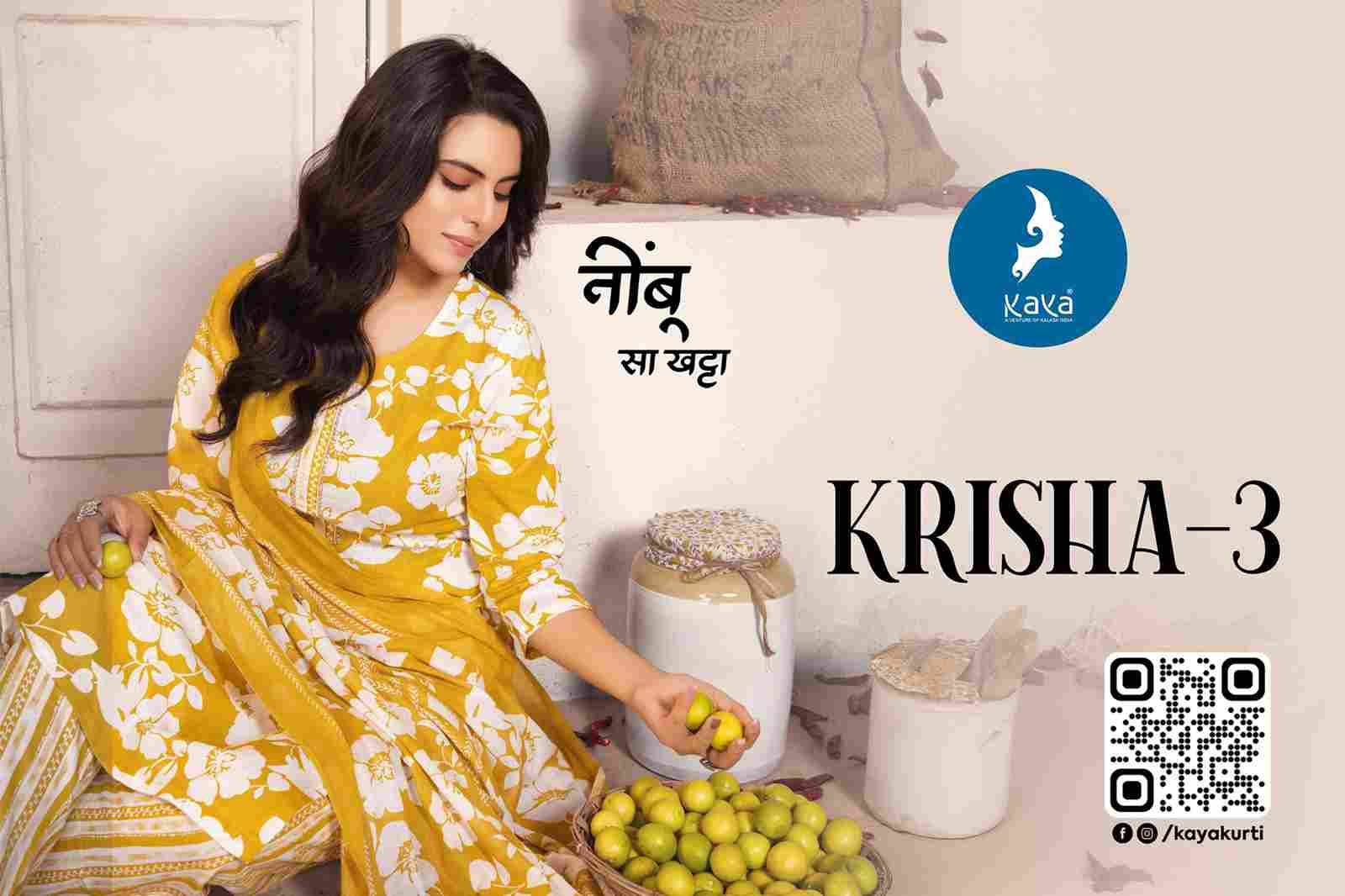 Krisha Vol-3 By Kaya 01 To 06 Series Beautiful Stylish Festive Suits Fancy Colorful Casual Wear & Ethnic Wear & Ready To Wear Cotton Print Dresses At Wholesale Price
