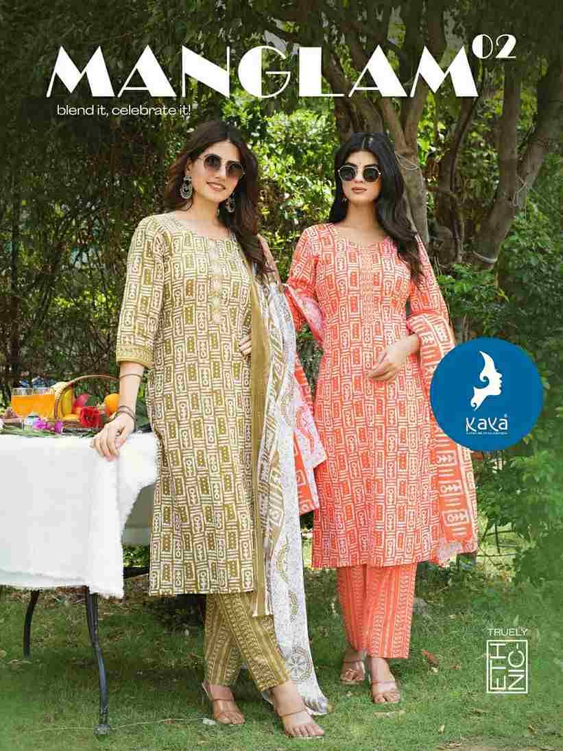 Mangalam Vol-2 By Kaya 01 To 08 Series Beautiful Stylish Festive Suits Fancy Colorful Casual Wear & Ethnic Wear & Ready To Wear Cotton Print Dresses At Wholesale Price