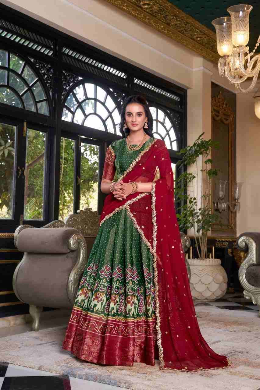 Preksha By Fashid Wholesale 1240-A To 1240-D Series Beautiful Colorful Fancy Wedding Collection Occasional Wear & Party Wear Kanchipuram Lehengas At Wholesale Price