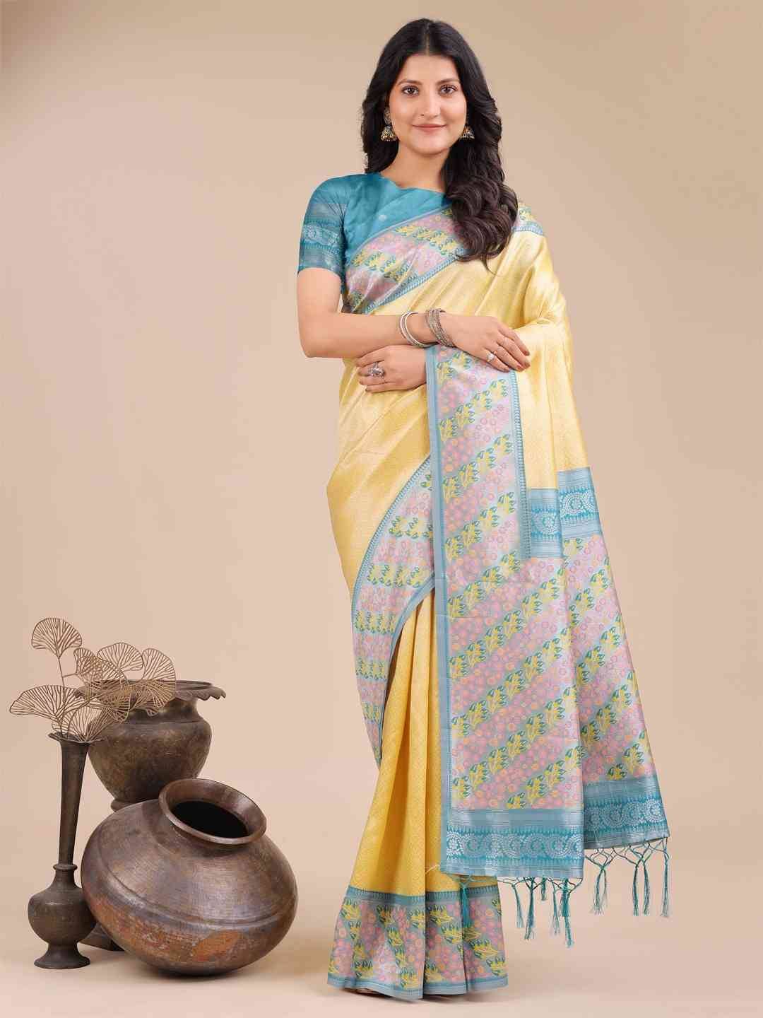 Plazzo Silk Vol-4 By Fashid Wholesale 1001 To 1006 Series Indian Traditional Wear Collection Beautiful Stylish Fancy Colorful Party Wear & Occasional Wear Lichi Silk Sarees At Wholesale Price