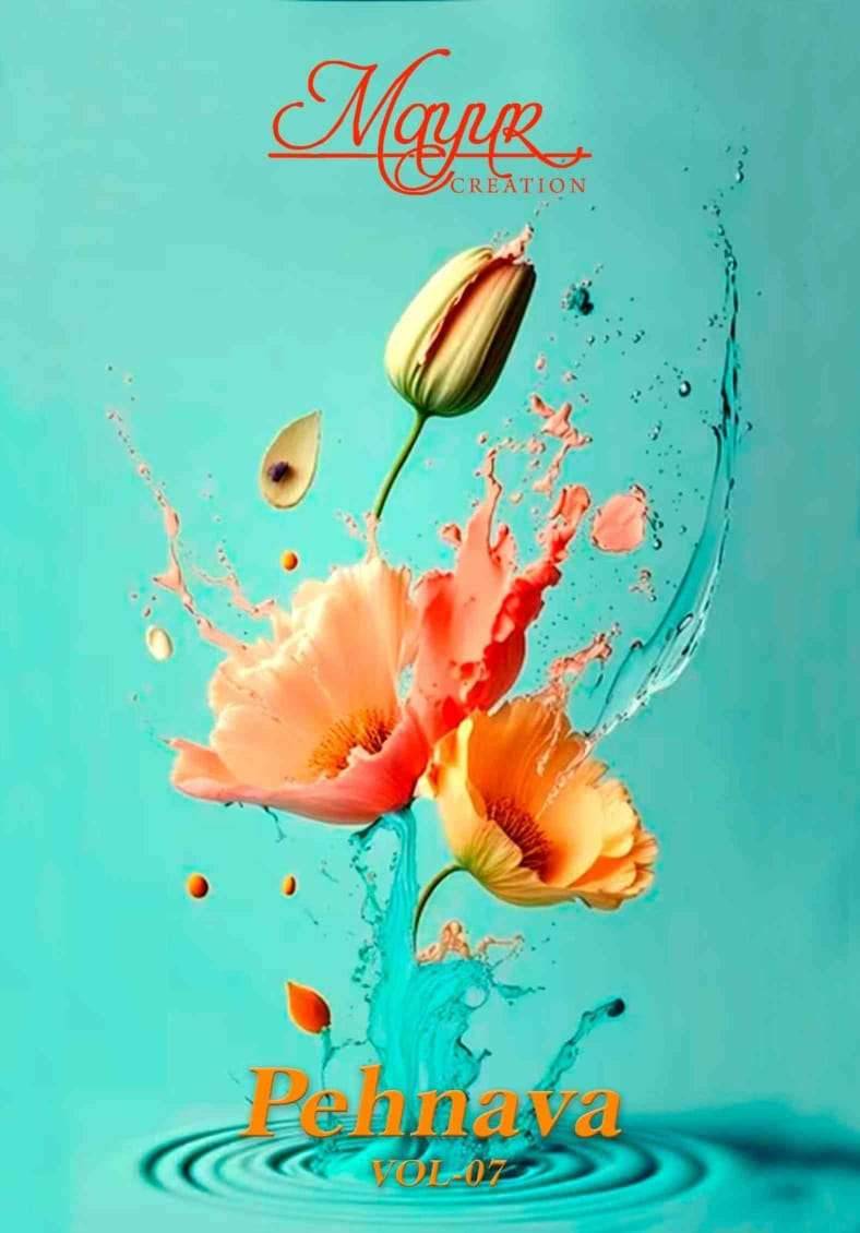 Pehnava Vol-7 By Mayur Creation 7001 To 7010 Series Beautiful Festive Suits Stylish Fancy Colorful Casual Wear & Ethnic Wear Heavy Cotton Print Dresses At Wholesale Price