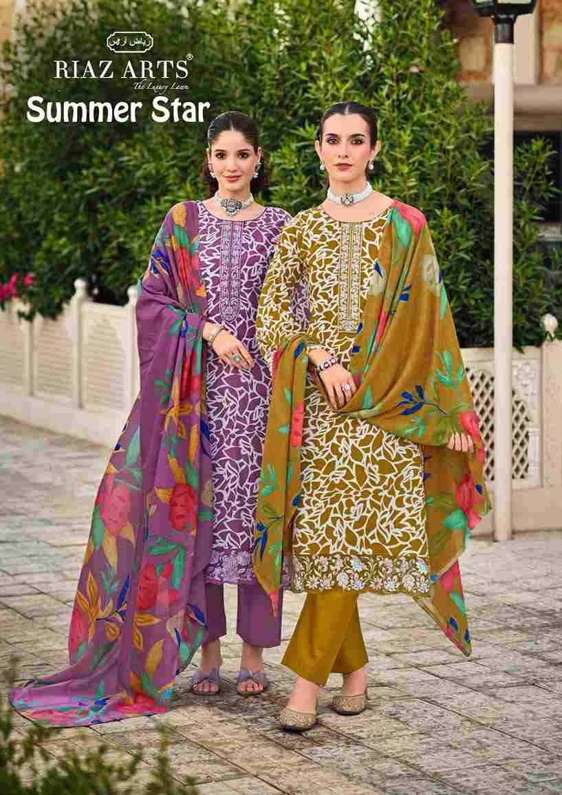 Summer Star By Riaz Arts 2001 To 2006 Series Beautiful Festive Suits Stylish Fancy Colorful Casual Wear & Ethnic Wear Pure Lawn Cambric Print Dresses At Wholesale Price