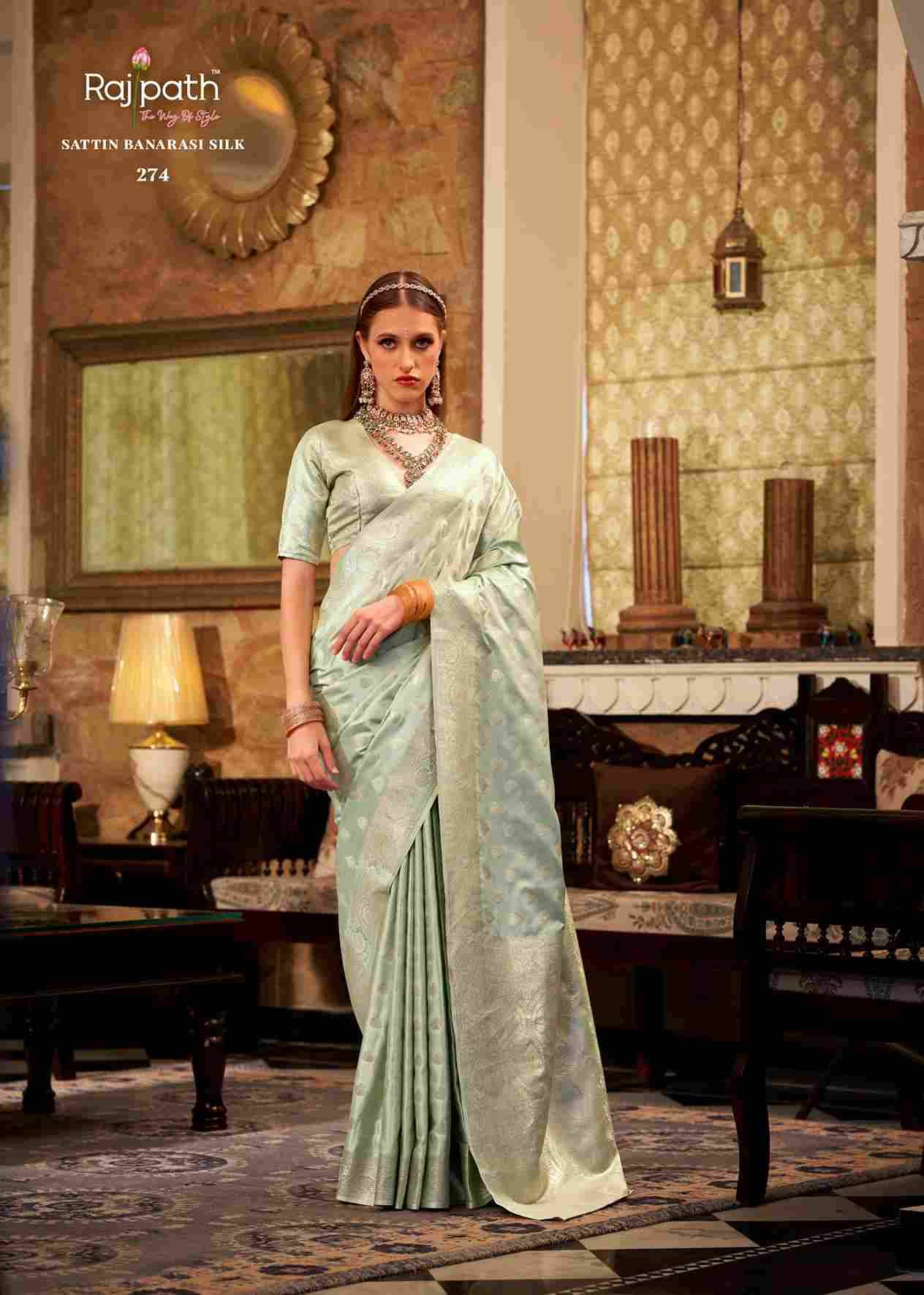Shella Gold By Rajpath 273 To 278 Series Indian Traditional Wear Collection Beautiful Stylish Fancy Colorful Party Wear & Occasional Wear Satin Silk Sarees At Wholesale Price