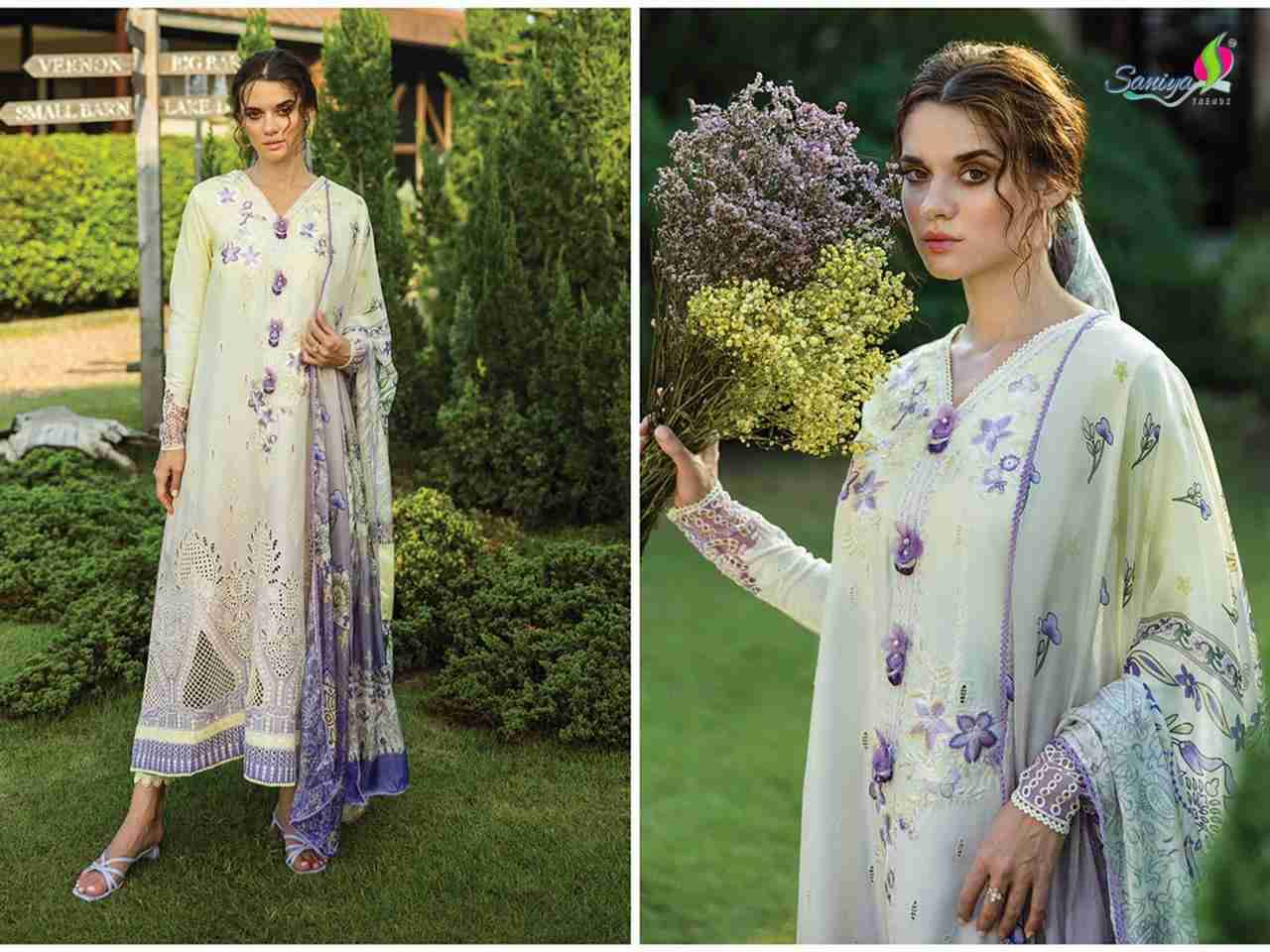 Saniya Trendz Hit Design 7136 By Saniya Trendz Beautiful Pakistani Suits Colorful Stylish Fancy Casual Wear & Ethnic Wear Pure Cotton Embroidered Dresses At Wholesale Price
