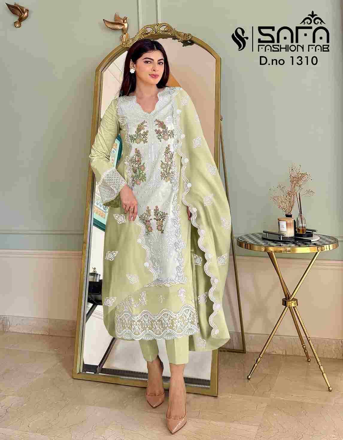 Safa Hit Design 1310 By Safa Fashion Designer Stylish Fancy Colorful Beautiful Party Wear & Ethnic Wear Collection Heavy Georgette Dresses At Wholesale Price