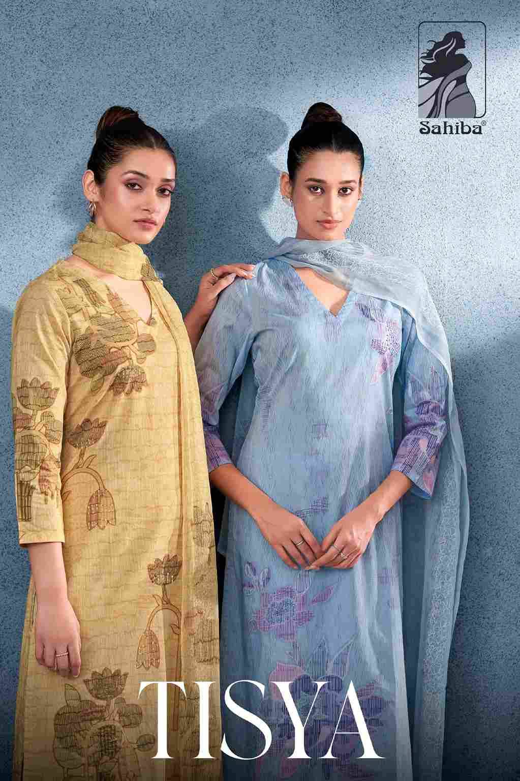 Tisya By Sahiba Fabrics Beautiful Festive Suits Colorful Stylish Fancy Casual Wear & Ethnic Wear Pure Cotton Lawn Dresses At Wholesale Price
