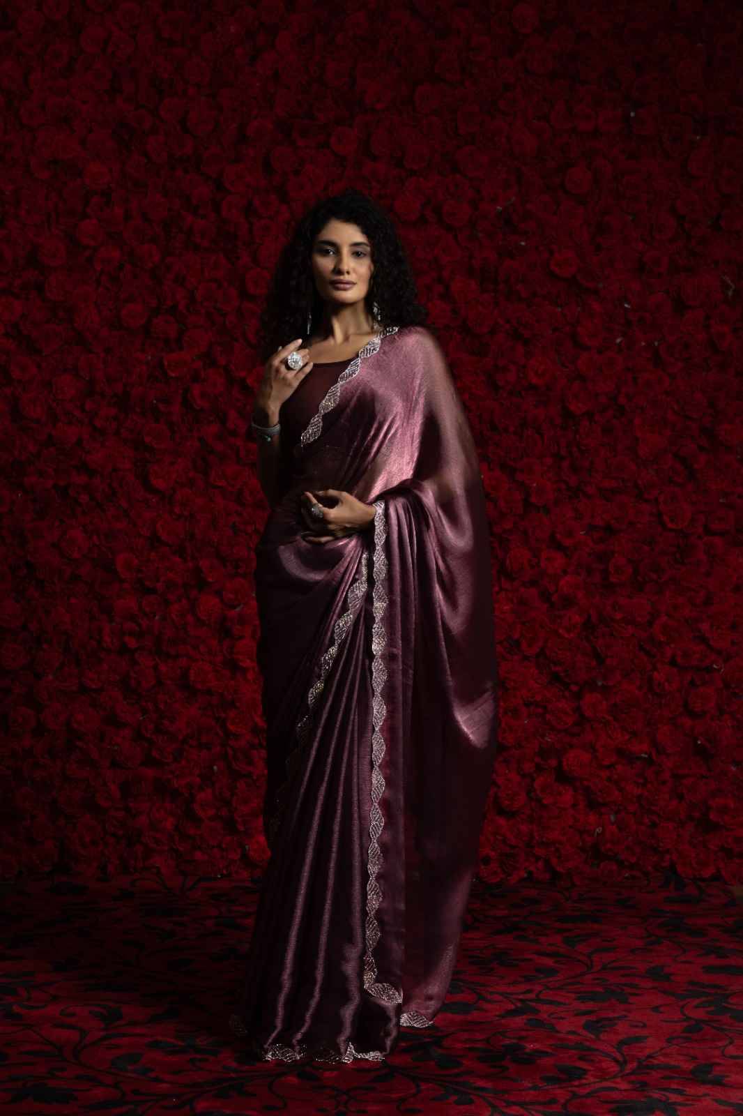 1239 By Fashid Wholesale 1239-A To 1239-F Series Indian Traditional Wear Collection Beautiful Stylish Fancy Colorful Party Wear & Occasional Wear Tissue Chiffon Sarees At Wholesale Price