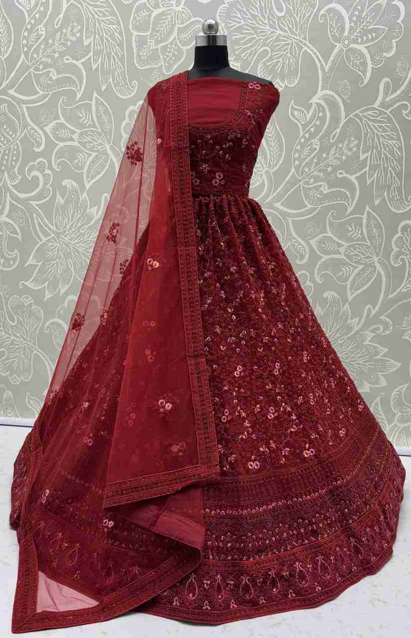 2870 By Fashid Wholesale Festive Wear Collection Beautiful Stylish Colorful Fancy Party Wear & Occasional Wear Heavy Net Lehengas At Wholesale Price