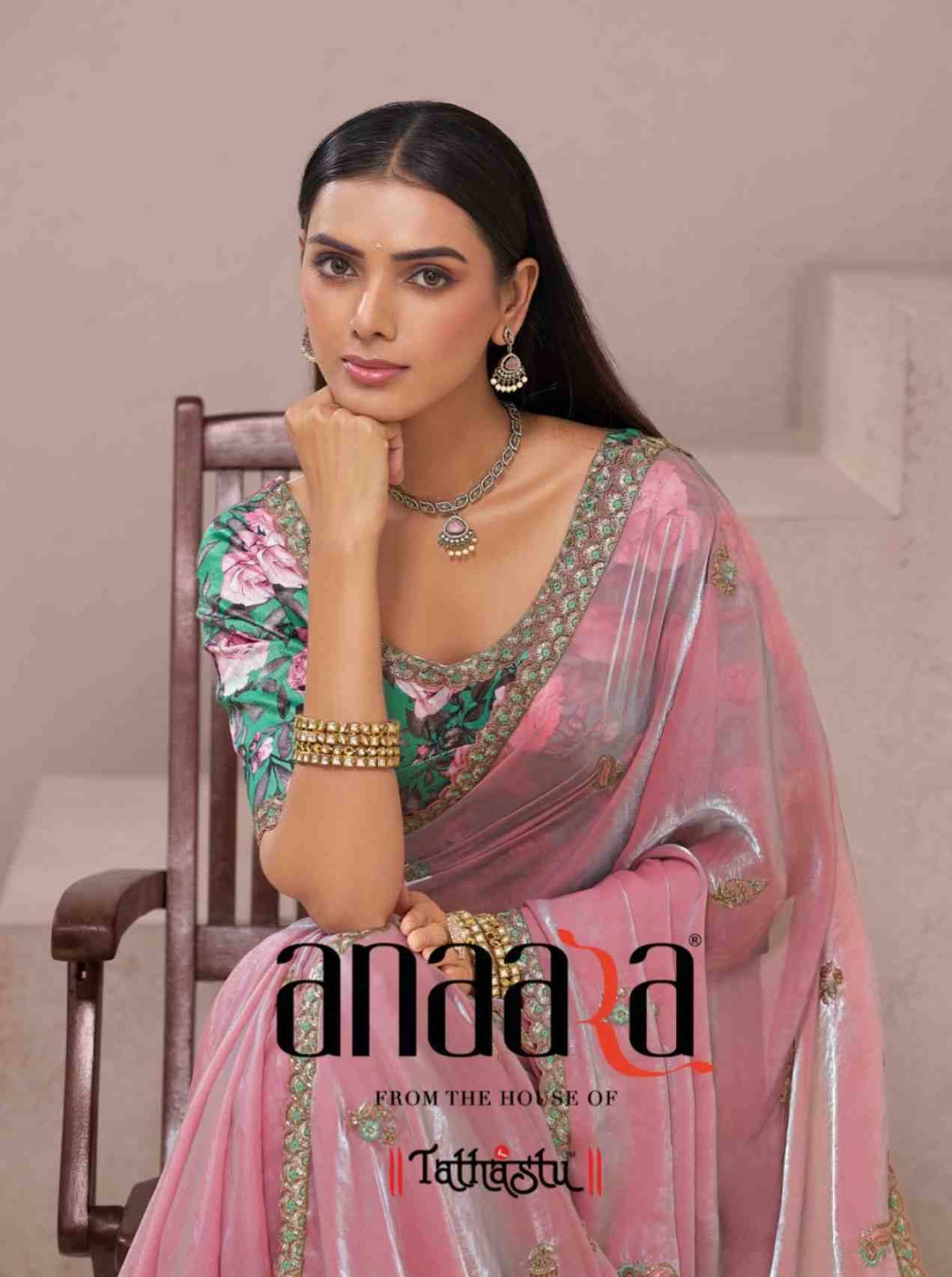 Anaara 7701 Series By Tathastu 7701 To 7709 Series Indian Traditional Wear Collection Beautiful Stylish Fancy Colorful Party Wear & Occasional Wear Fancy Sarees At Wholesale Price