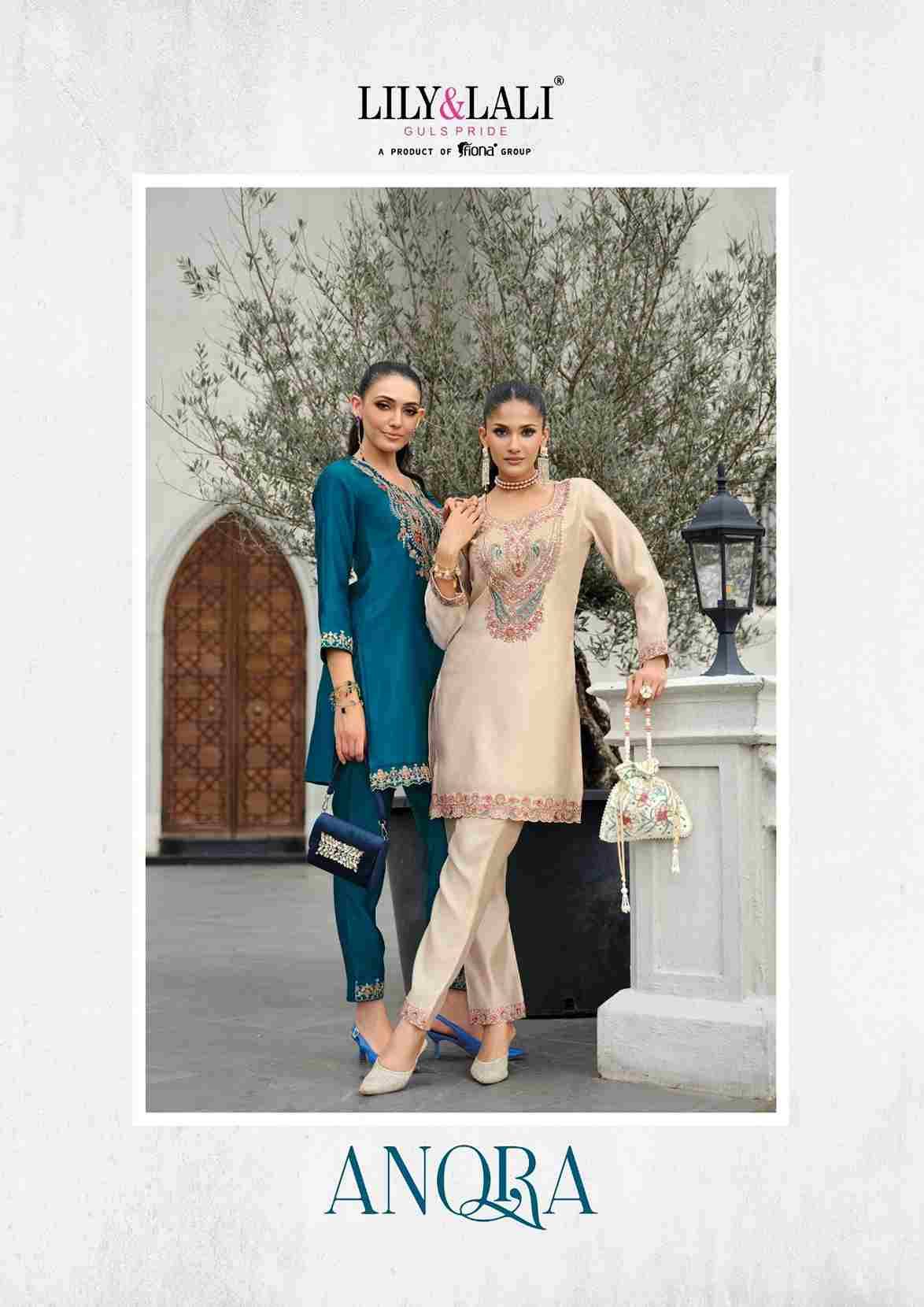 Anora By Lily And Lali 26641 To 26644 Series Designer Stylish Fancy Colorful Beautiful Party Wear & Ethnic Wear Collection Tussar Silk Co-Ords At Wholesale Price