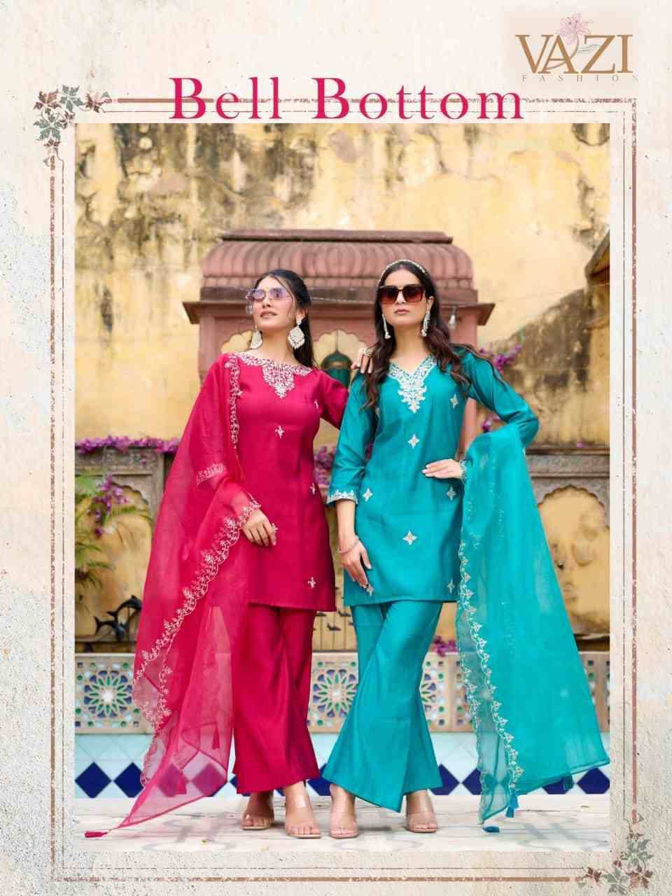 Bell Bottom By Vazi 1001 To 1004 Series Designer Stylish Fancy Colorful Beautiful Party Wear & Ethnic Wear Collection Vertican Dresses At Wholesale Price
