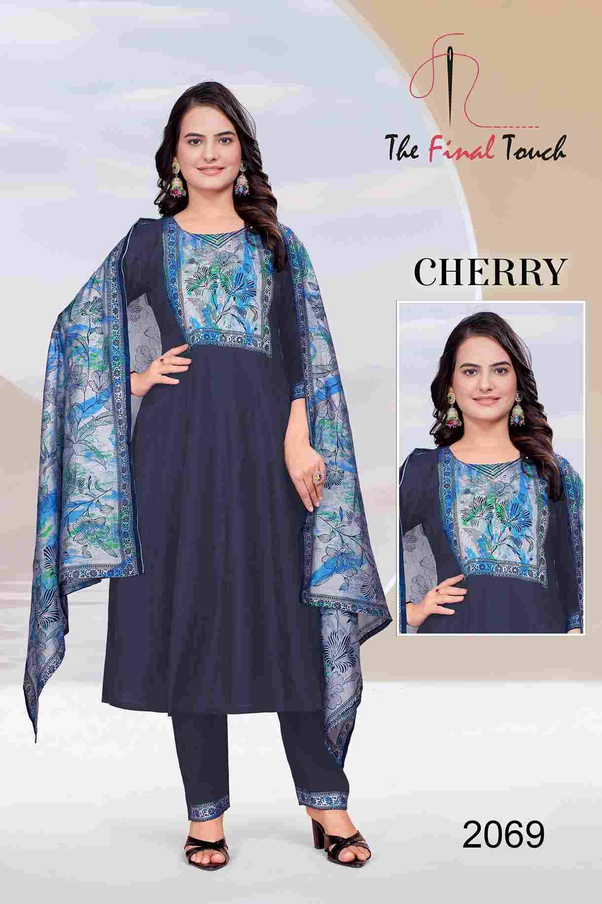 Cherry By The Final Touch 2068 To 2075 Series Designer Festive Suits Beautiful Stylish Fancy Colorful Party Wear & Occasional Wear Roman Dresses At Wholesale Price