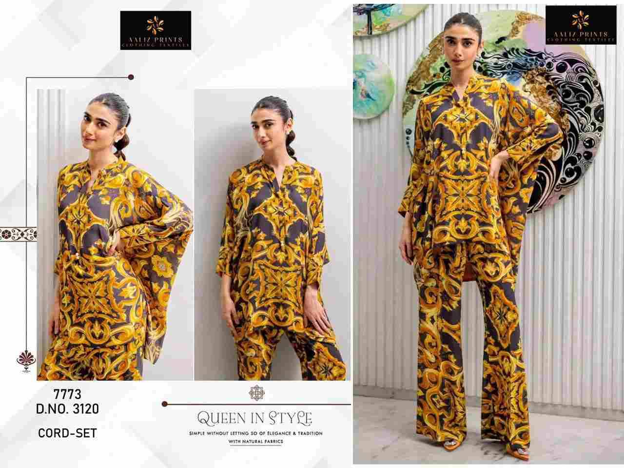 Cord Set Vol-11 By Aaliz Prints 3119 To 3122 Series Designer Stylish Fancy Colorful Beautiful Party Wear & Ethnic Wear Collection Lawn Print Co-Ord At Wholesale Price