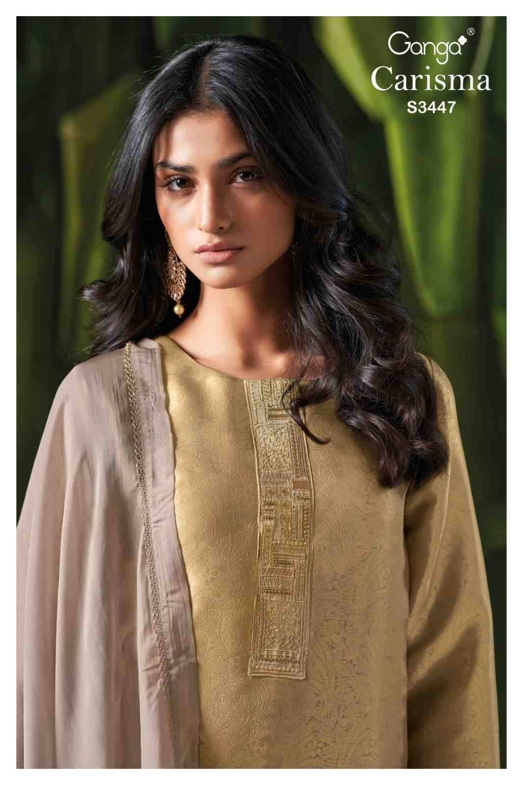 Carisma-3447 By Ganga Fashion 3447-A To 3447-B Series Beautiful Festive Suits Colorful Stylish Fancy Casual Wear & Ethnic Wear Pure Bemberg Silk Dresses At Wholesale Price