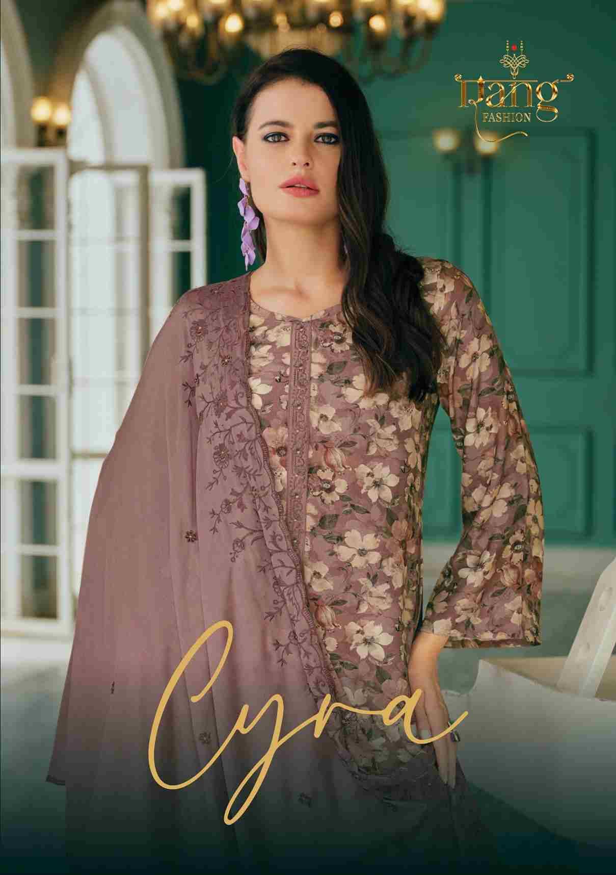 Cyra By Rang Fashion 1001 To 1003 Series Beautiful Stylish Festive Suits Fancy Colorful Casual Wear & Ethnic Wear & Ready To Wear Pure Viscose Muslin Print Dresses At Wholesale Price