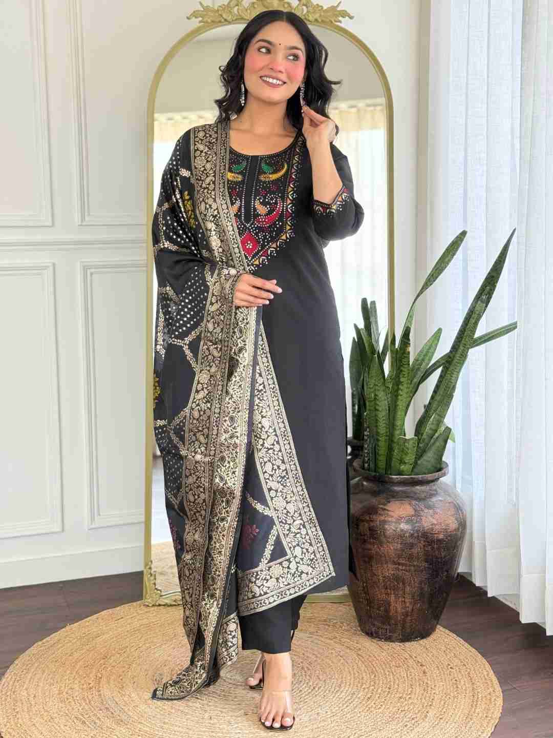 Dc-Stree By Fashid Wholesale Beautiful Festive Suits Colorful Stylish Fancy Casual Wear & Ethnic Wear Roman Silk Dresses At Wholesale Price