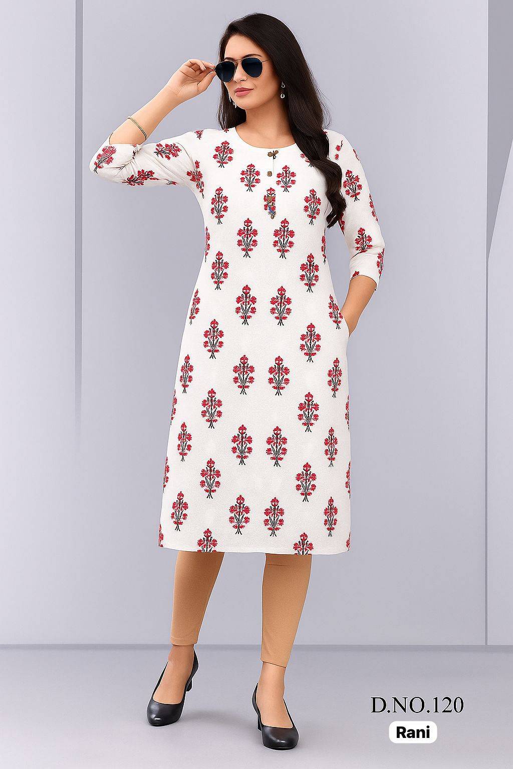 Dno-120 By Kaamiri 01 To 04 Series Designer Stylish Fancy Colorful Beautiful Party Wear & Ethnic Wear Collection Rayon Print Tops At Wholesale Price