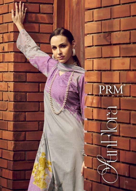 Funflora By PRM Trendz 12057 To 12062 Series Beautiful Pakistani Suits Colorful Stylish Fancy Casual Wear & Ethnic Wear Pure Lawn Cotton Dresses At Wholesale Price