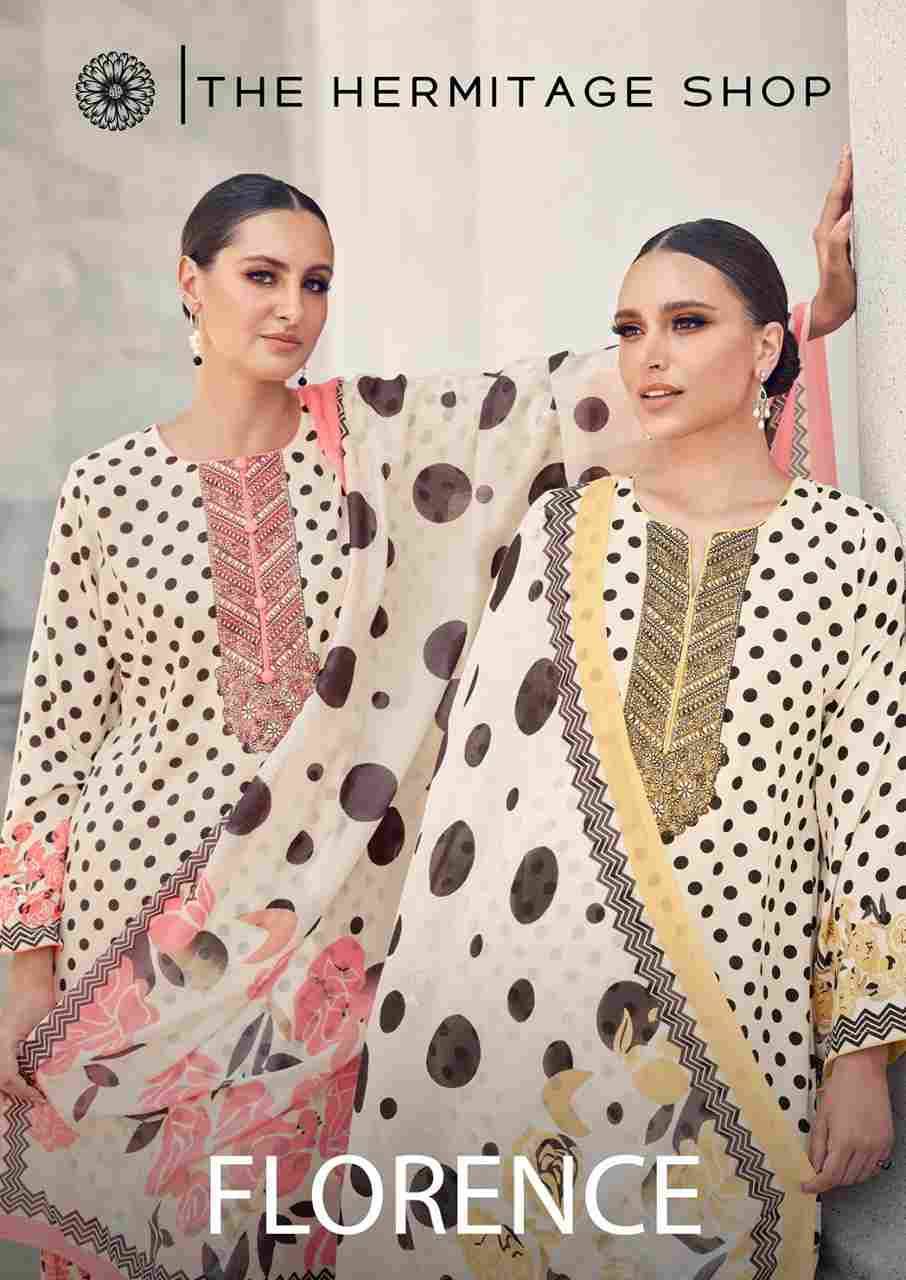 Florence By The Hermitage Shop 01 To 04 Series Beautiful Festive Suits Colorful Stylish Fancy Casual Wear & Ethnic Wear Pure Jam Satin Dresses At Wholesale Price