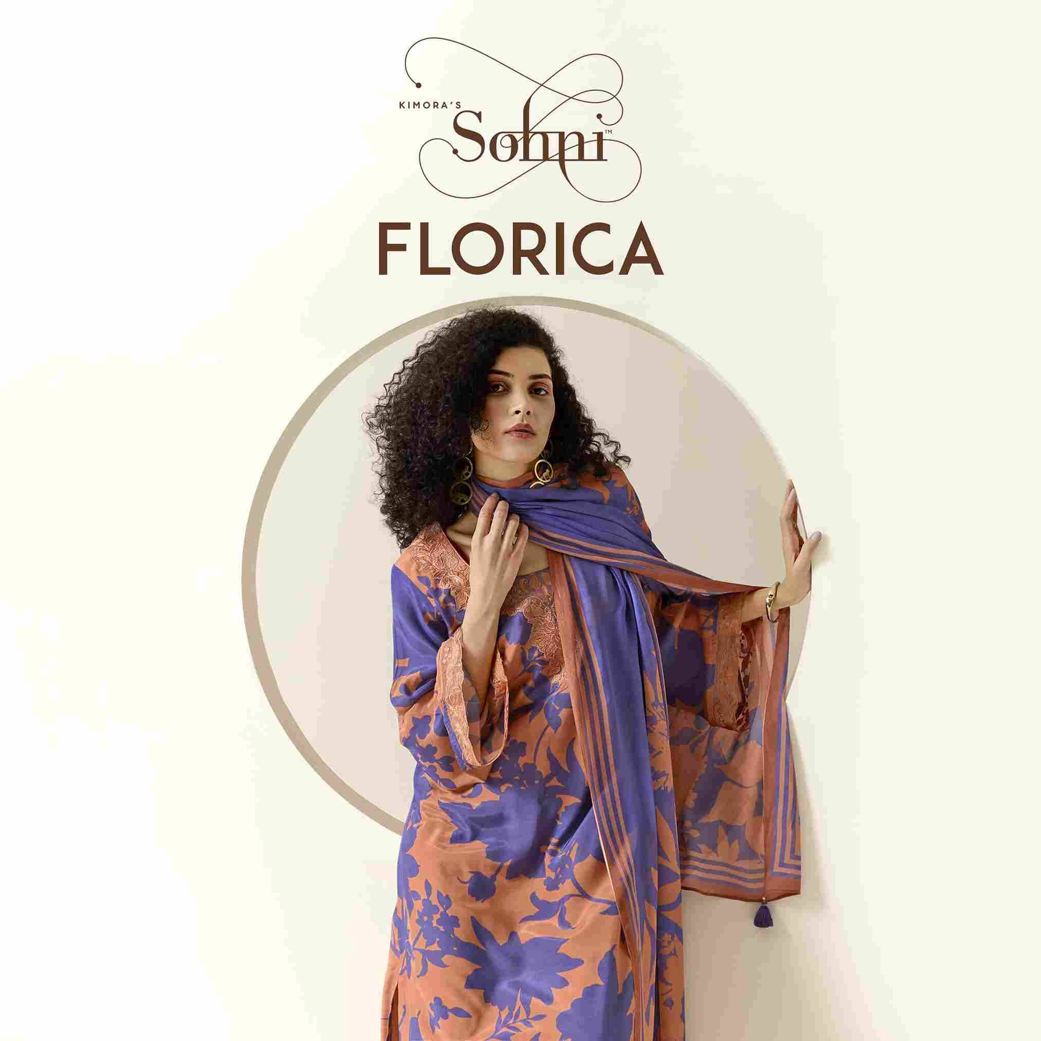 Florica By Sohni 391 To 394 Series Beautiful Suits Colorful Stylish Fancy Casual Wear & Ethnic Wear Pure Muslin Dresses At Wholesale Price