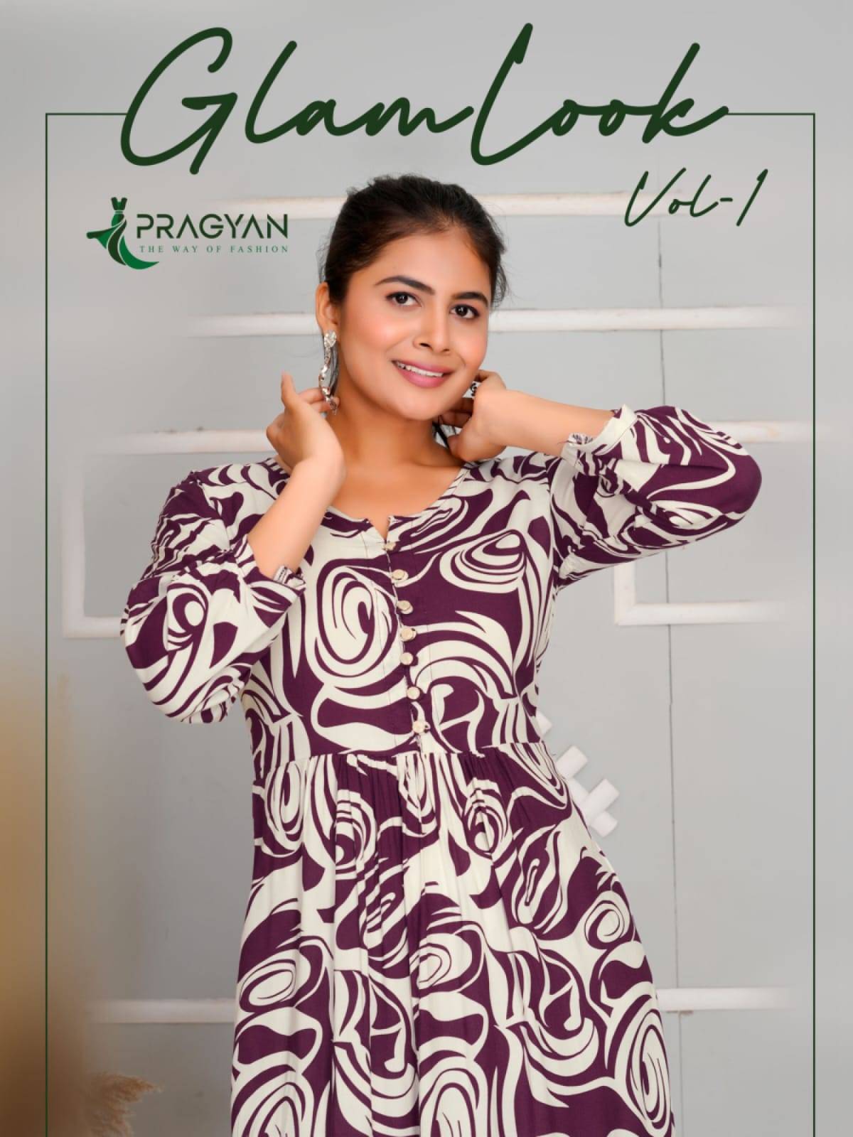 Glam Look Vol-1 By Pragyan 1001 To 1006 Series Beautiful Stylish Fancy Colorful Casual Wear & Ethnic Wear & Ready To Wear Heavy Rayon Gowns At Wholesale Price