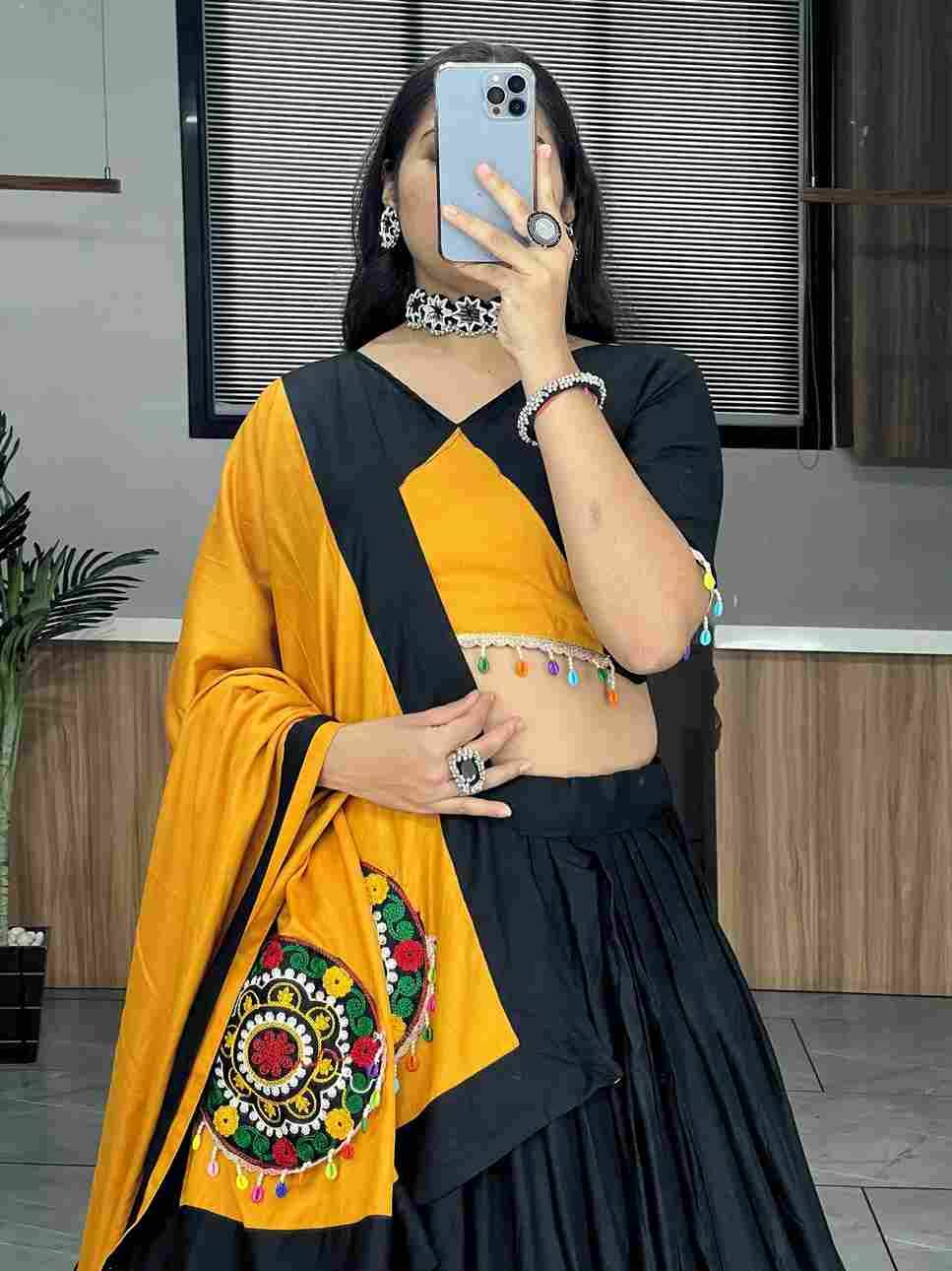 Gr-8019 By Fashid Wholesale Navratri Wear Collection Beautiful Stylish Colorful Fancy Party Wear & Occasional Wear Pure Rayon Cotton Lehengas At Wholesale Price