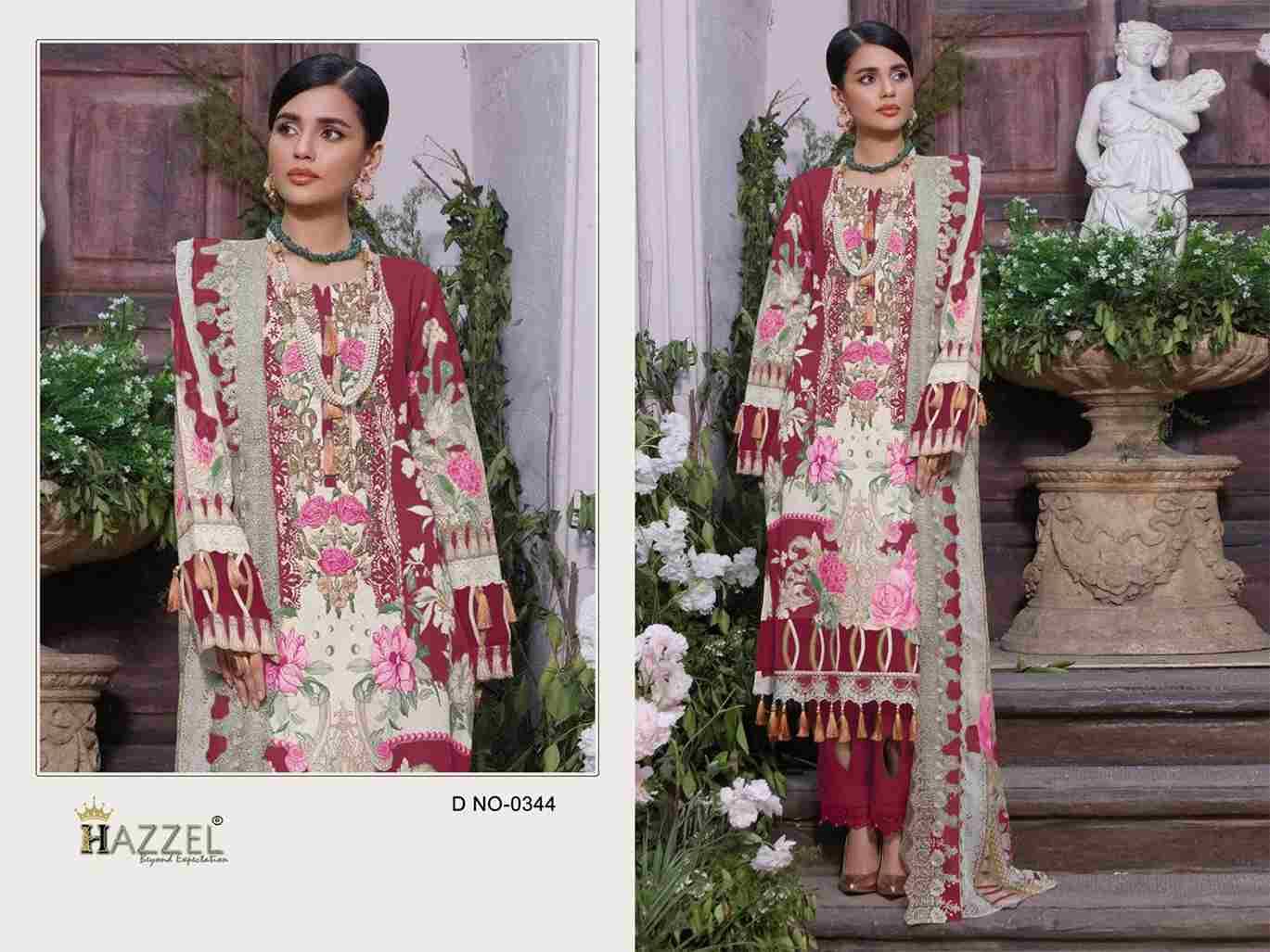 Hazzel Hit Design 0344 By Hazzel Beautiful Pakistani Suits Stylish Fancy Colorful Party Wear & Occasional Wear Pure Cotton Embroidery Dresses At Wholesale Price