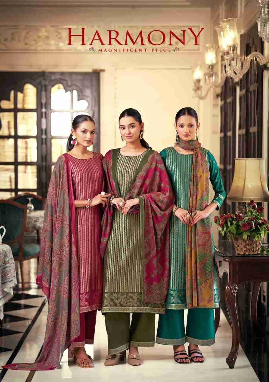 Harmony By Sargam Prints 2714-A To 2714-D Series Beautiful Festive Suits Stylish Fancy Colorful Casual Wear & Ethnic Wear Bemberg Muslin Jacquard Dresses At Wholesale Price