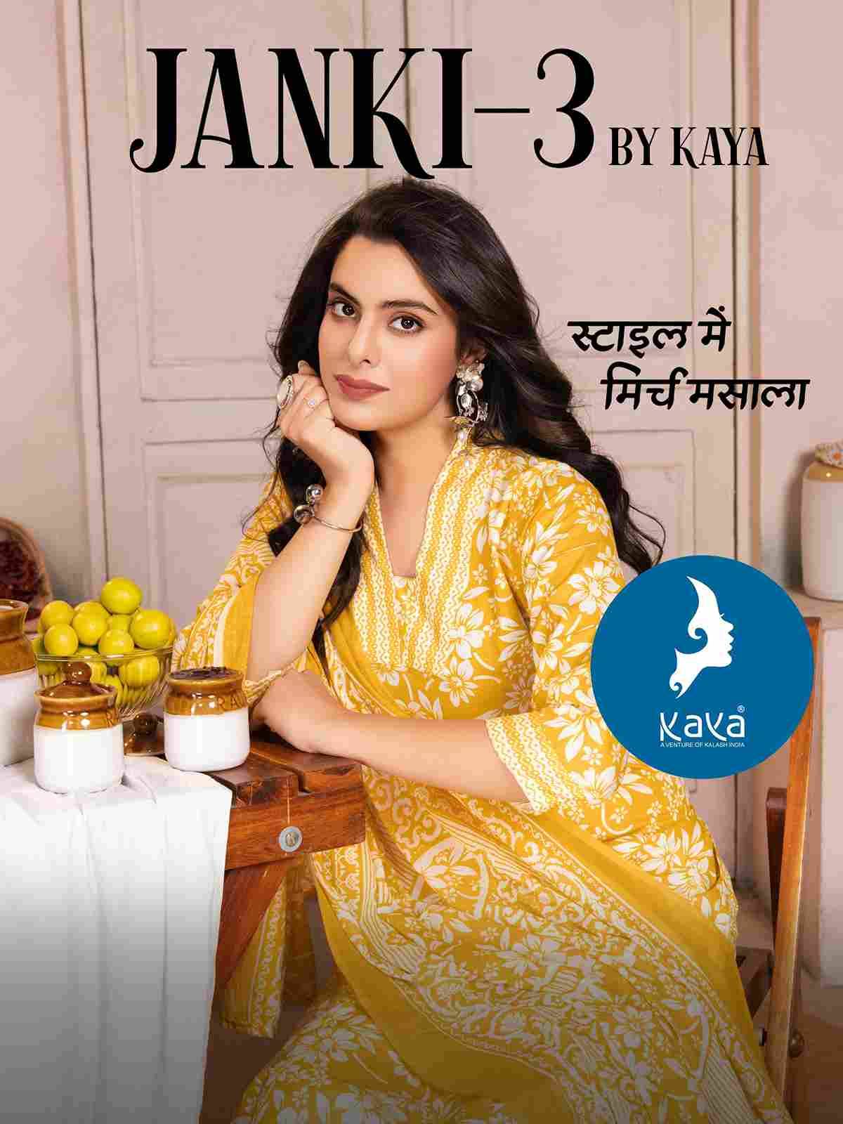 Janki Vol-3 By Kaya 01 To 06 Series Beautiful Stylish Festive Suits Fancy Colorful Casual Wear & Ethnic Wear & Ready To Wear Cotton Dresses At Wholesale Price