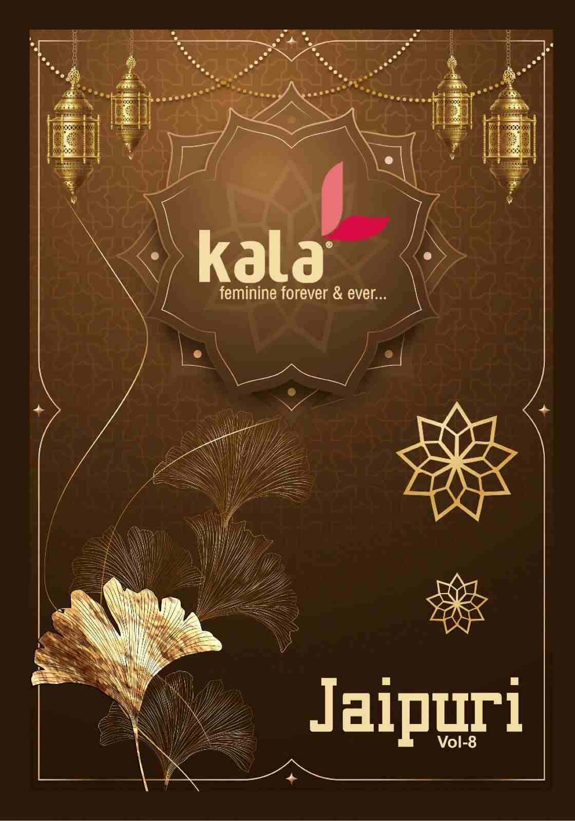 Jaipuri Vol-8 By Kala 7801-B To 7812-B Series Beautiful Suits Colorful Stylish Fancy Casual Wear & Ethnic Wear Premium Cotton Print Dresses At Wholesale Price