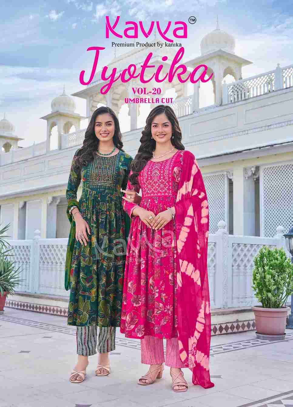 Jyotika Vol-20 By Kavya 20001 To 20010 Series Beautiful Festive Suits Colorful Stylish Fancy Casual Wear & Ethnic Wear Capsule Print Dresses At Wholesale Price