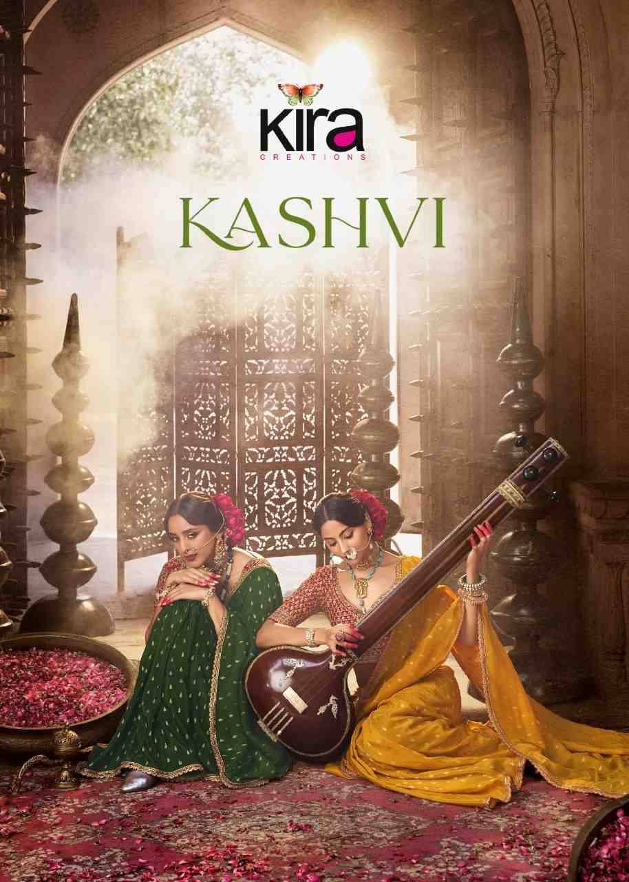 Kashvi By Kira 6501 To 6508 Series Indian Traditional Wear Collection Beautiful Stylish Fancy Colorful Party Wear & Occasional Wear Pure Viscose Crepe Sarees At Wholesale Price