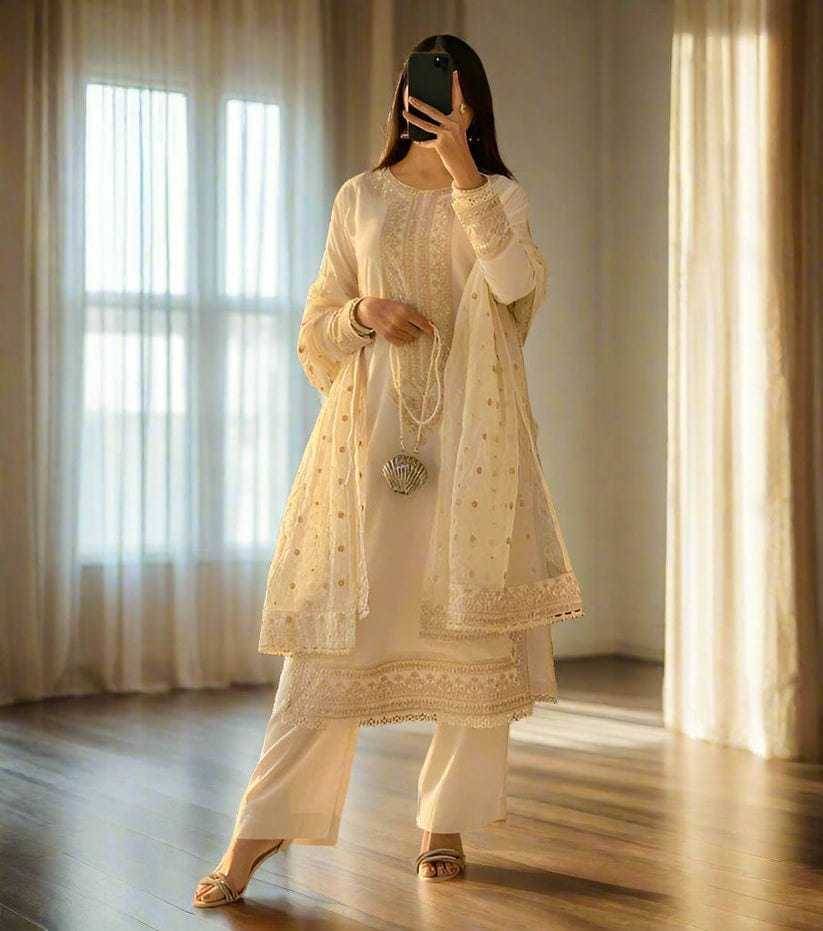Kl-30 By Fashid Wholesale Beautiful Suits Colorful Stylish Fancy Casual Wear & Ethnic Wear Soft Chanderi Silk Dresses At Wholesale Price