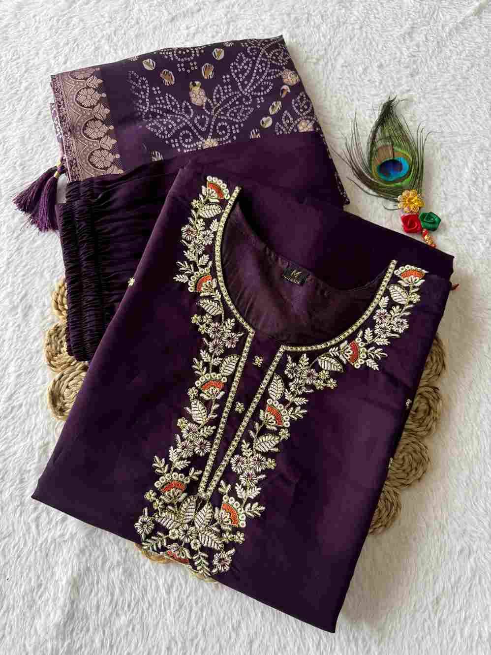 Kr-382 By Fashid Wholesale Designer Festive Suits Collection Beautiful Stylish Fancy Colorful Party Wear & Occasional Wear Roman Silk Kurti With Pent At Wholesale Price